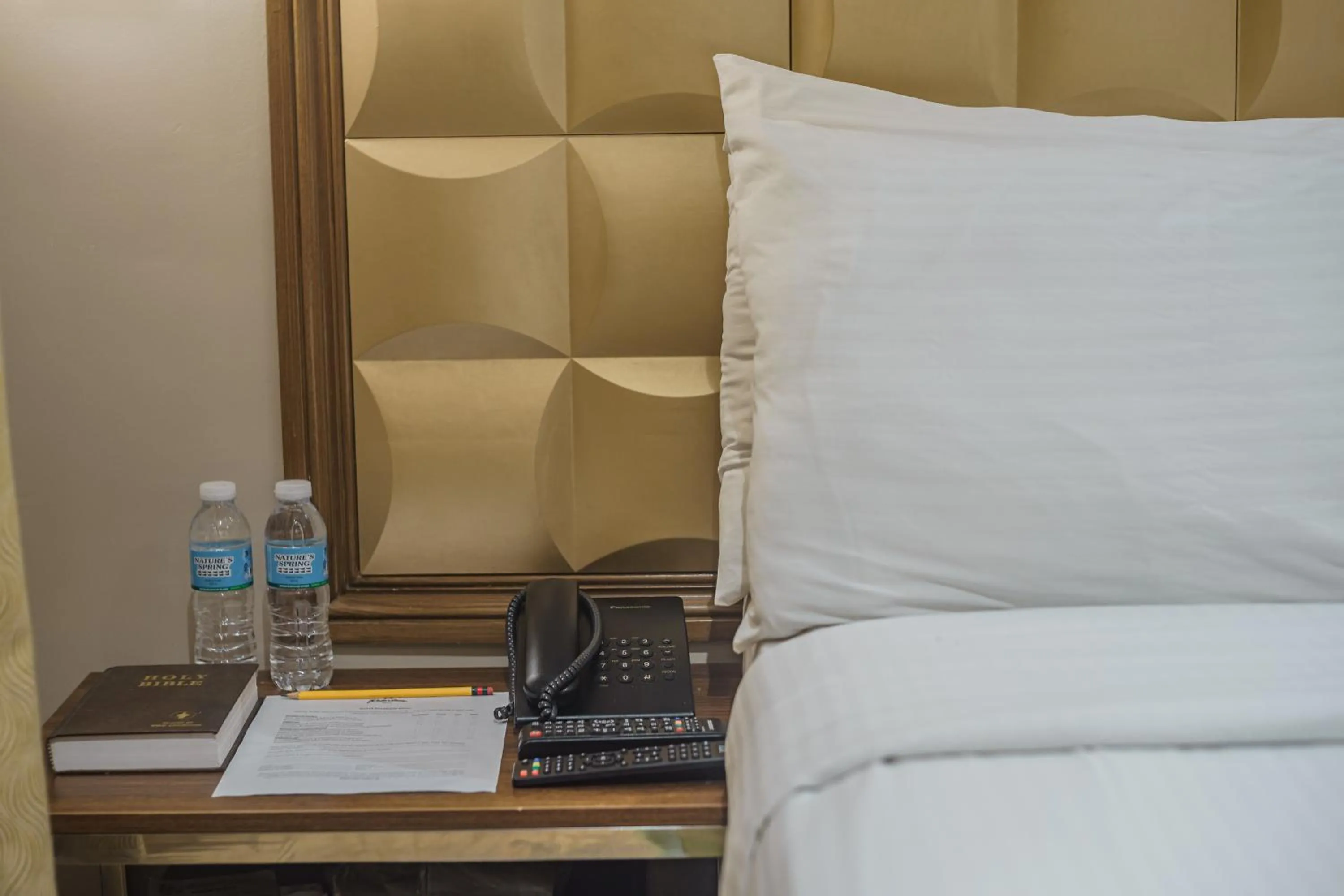 Bed in Robertson Hotel