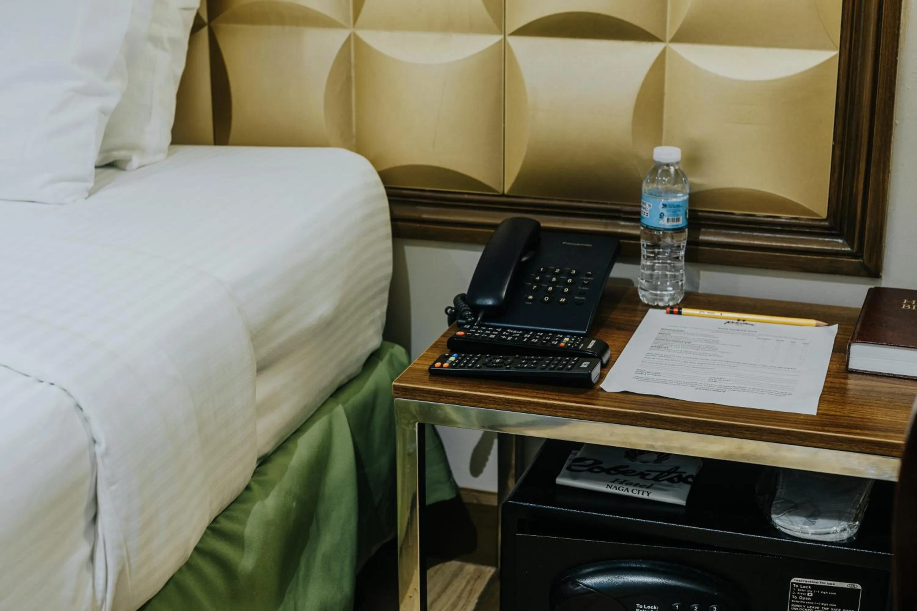 Bed in Robertson Hotel