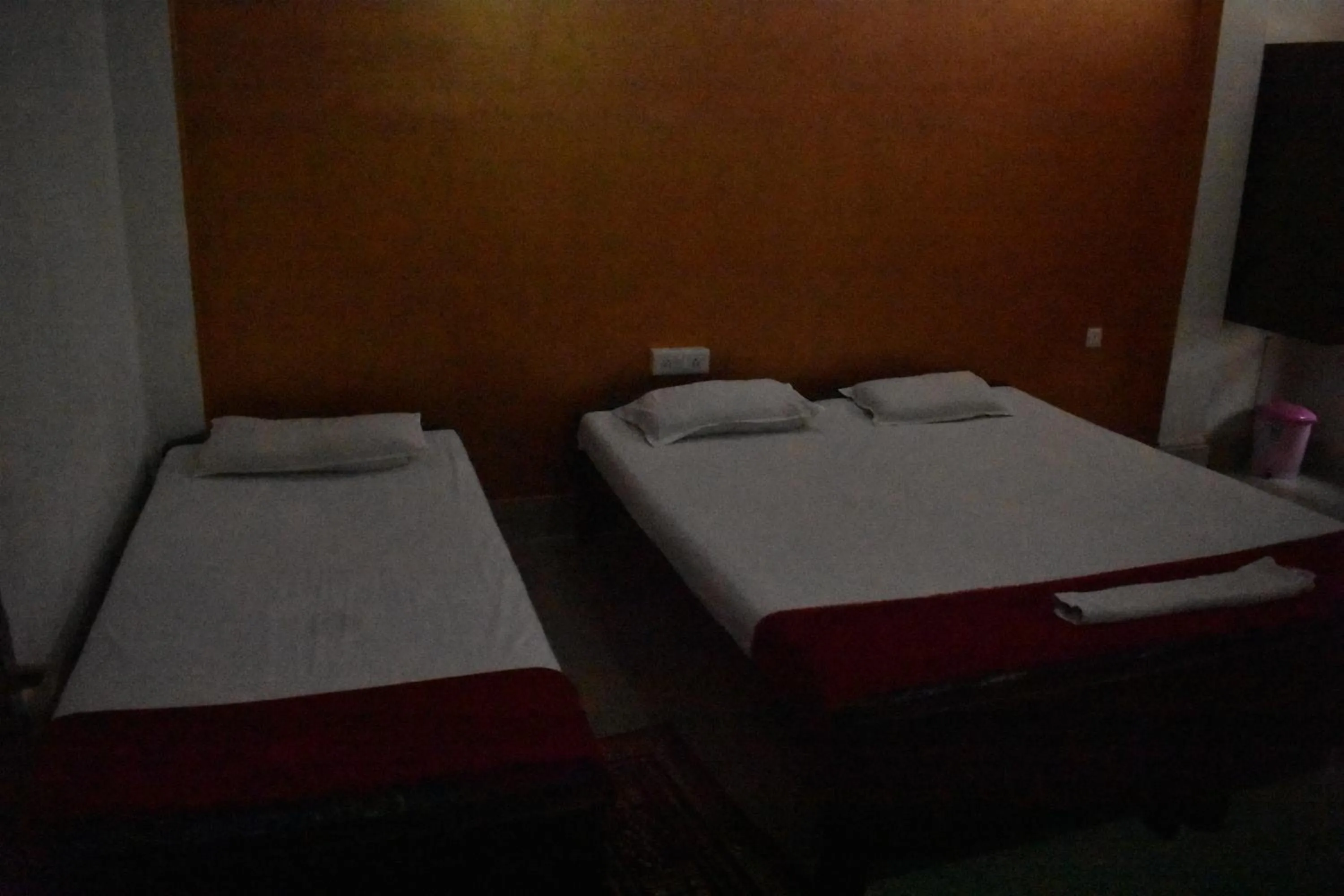 Bed in Hotel Indira