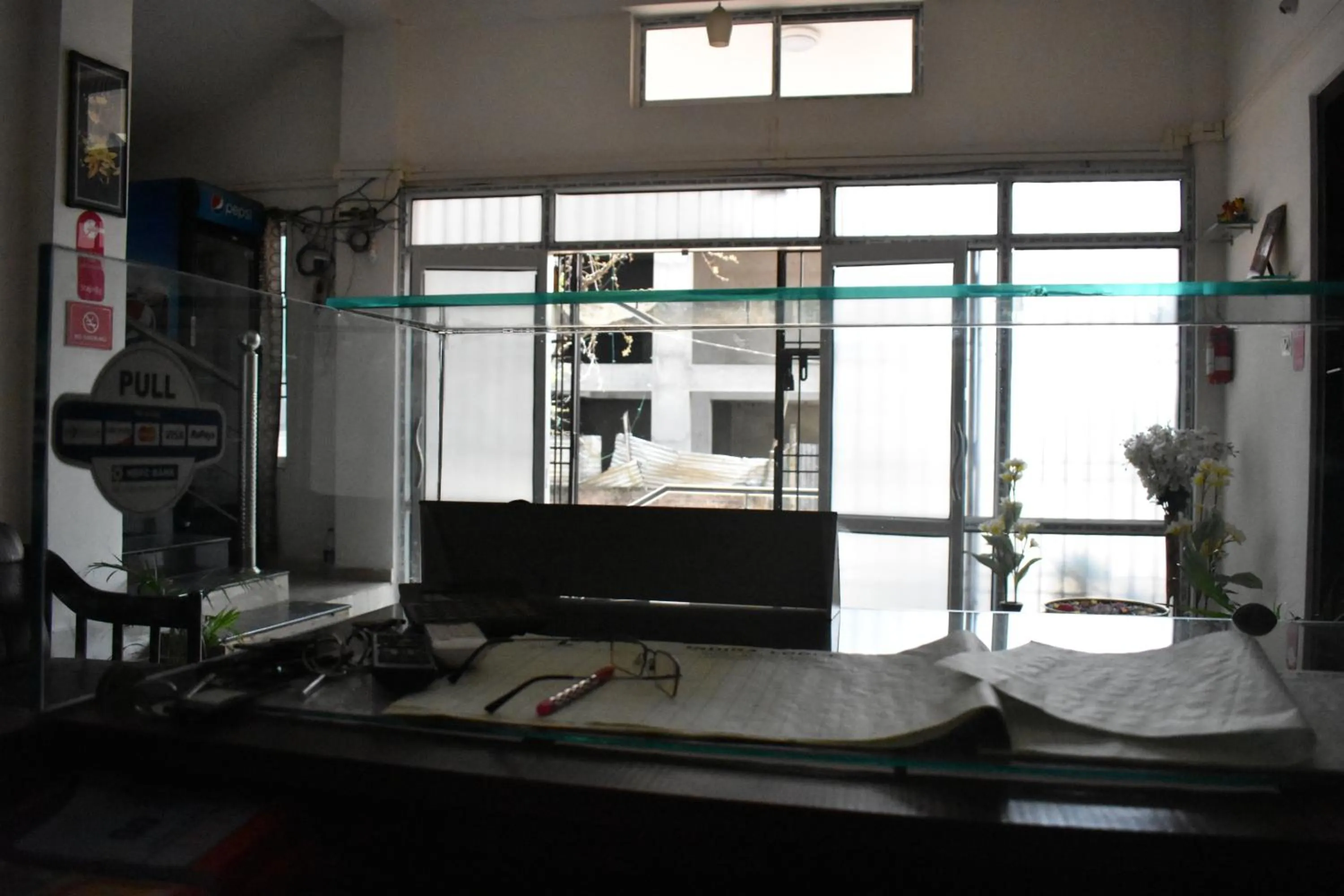 Lobby or reception in Hotel Indira