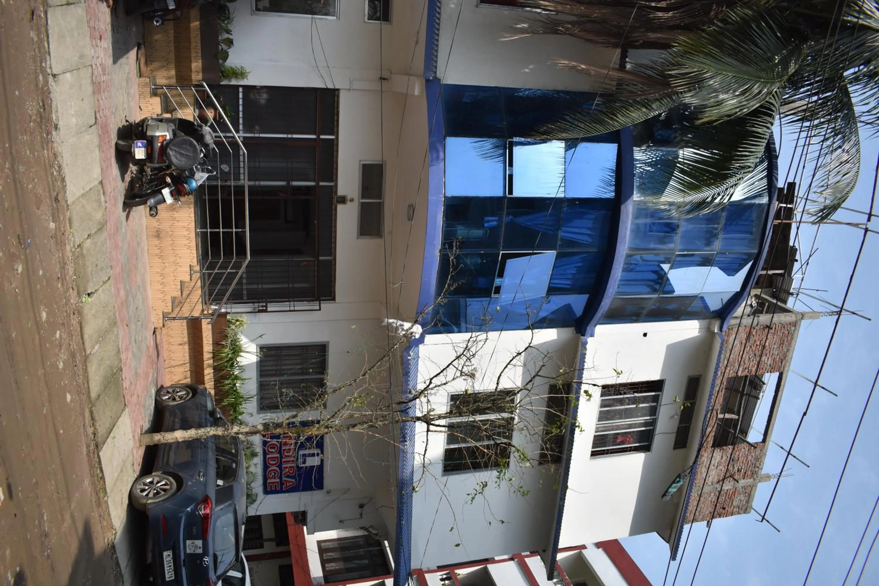 Facade/entrance in Hotel Indira