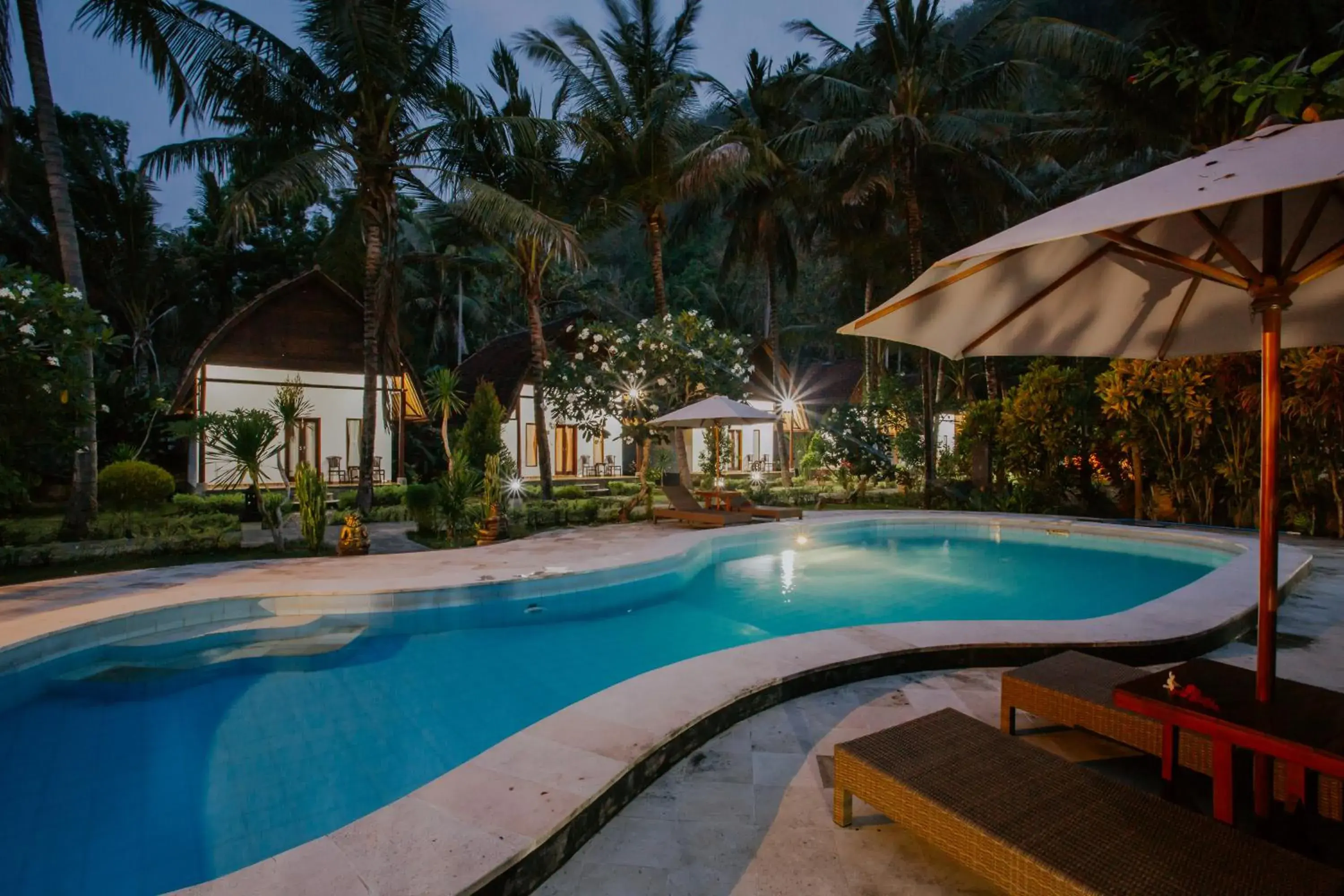 Garden view in Crystal Bay Villa Garden view in Crystal Bay Villa