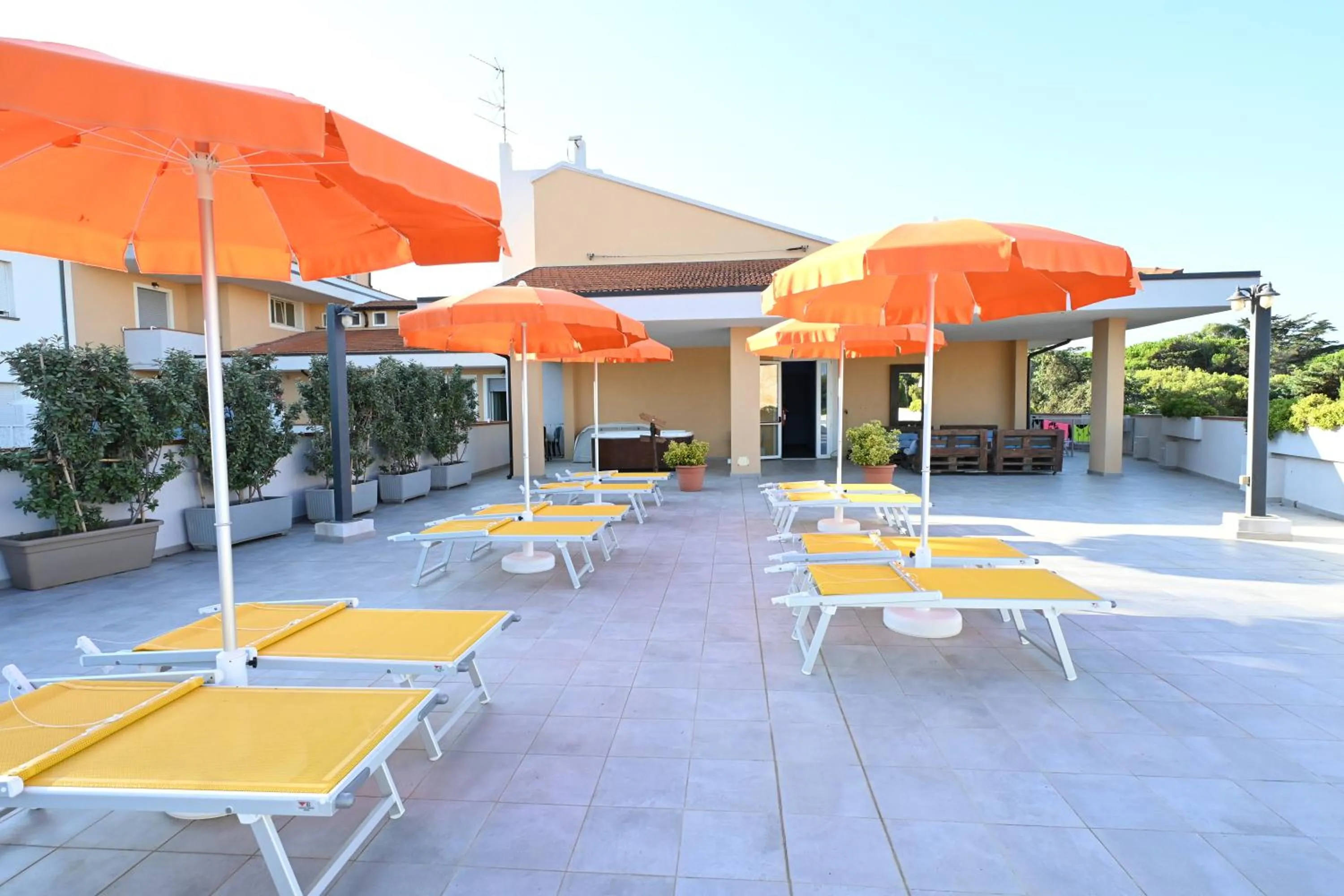 Solarium in Hotel Paradiso Verde