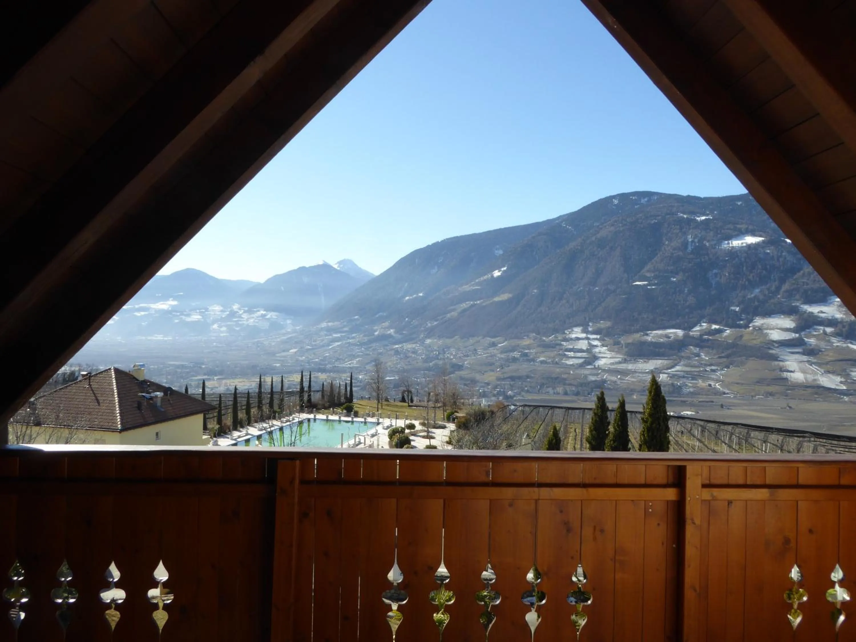 View (from property/room) in Frühstücks-Hotel Olympia