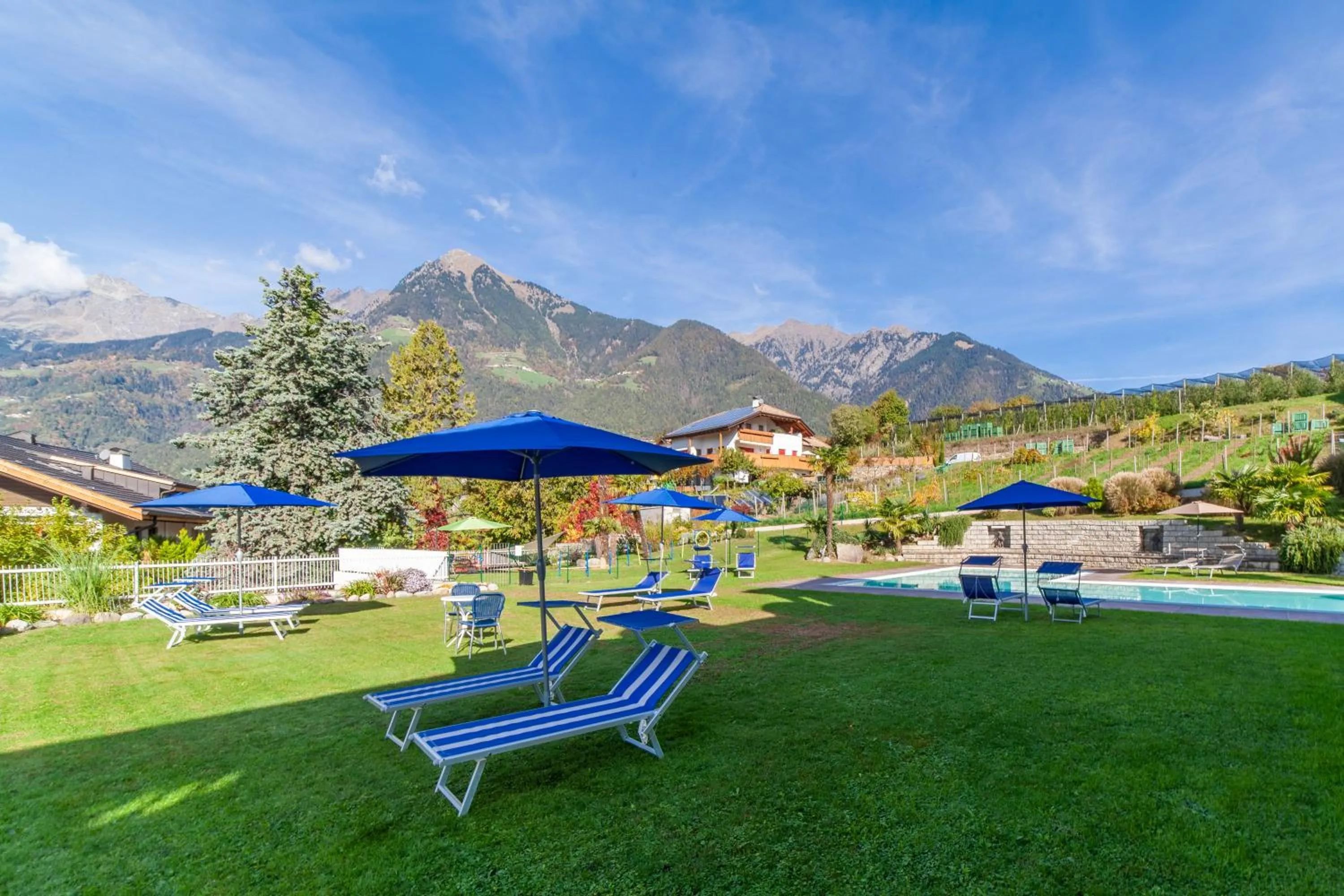 Garden in Frühstücks-Hotel Olympia