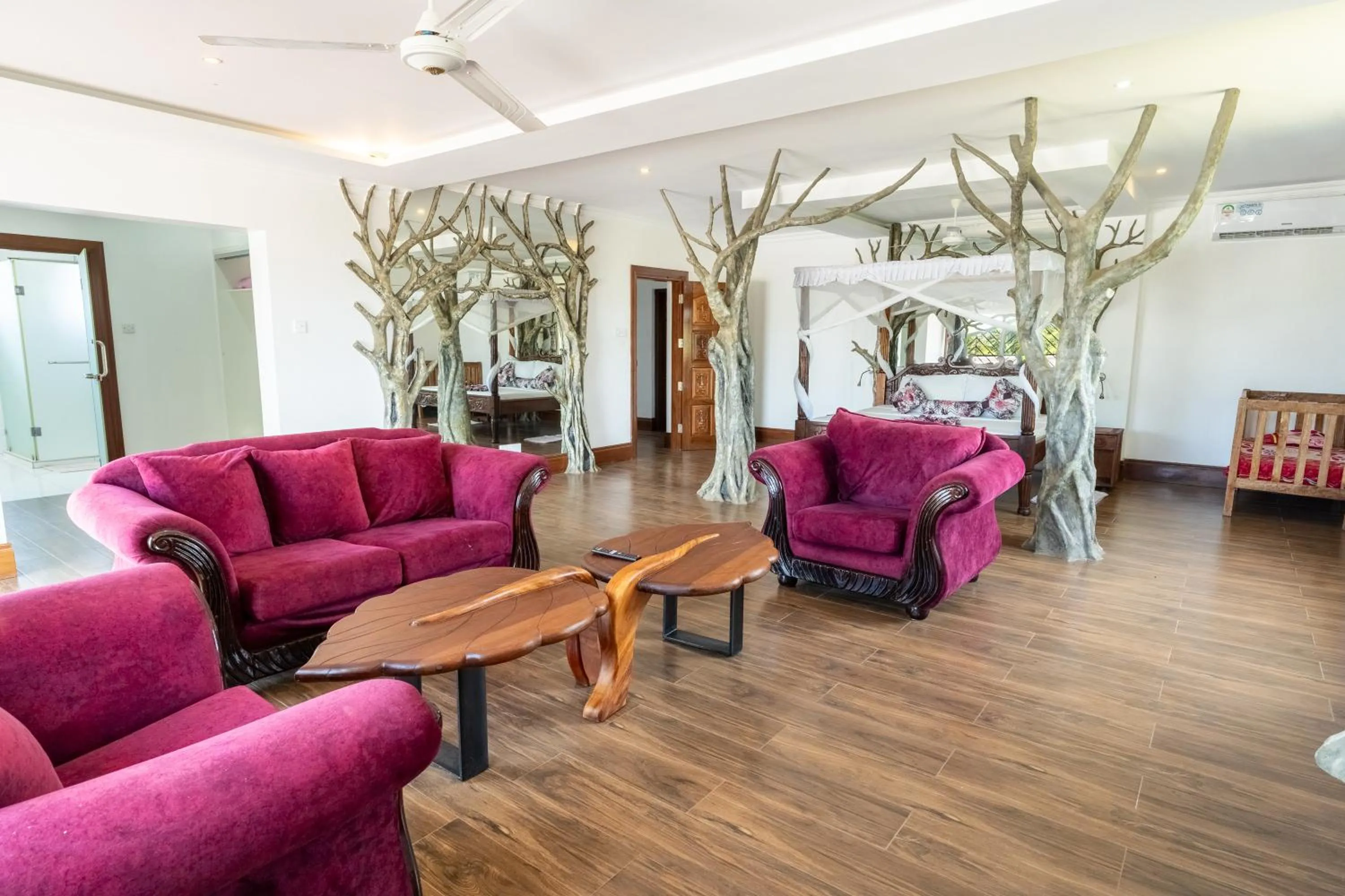 Seating area in Queens Chateau Boutique Villa