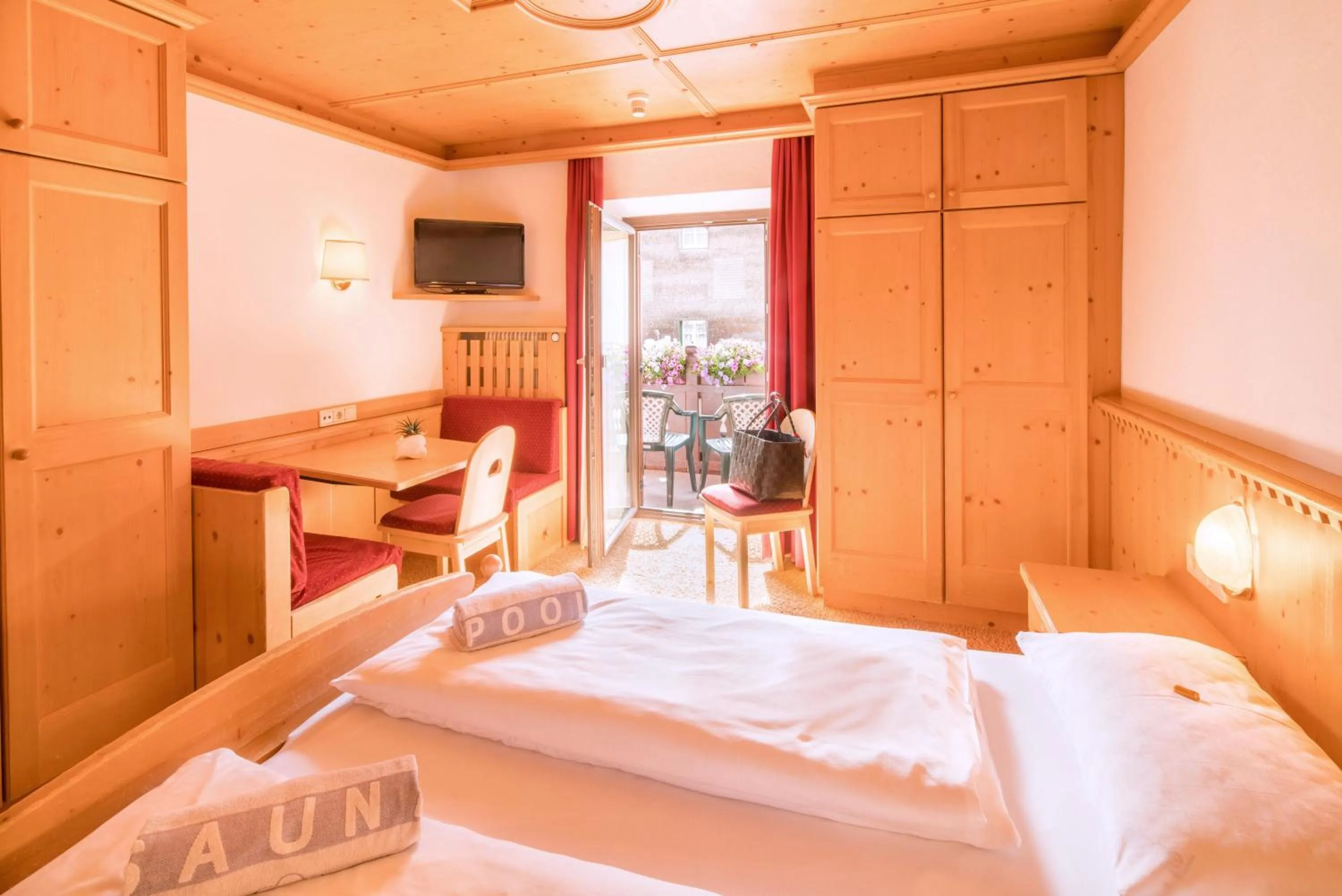 Bed in Piccolo Hotel Gurschler