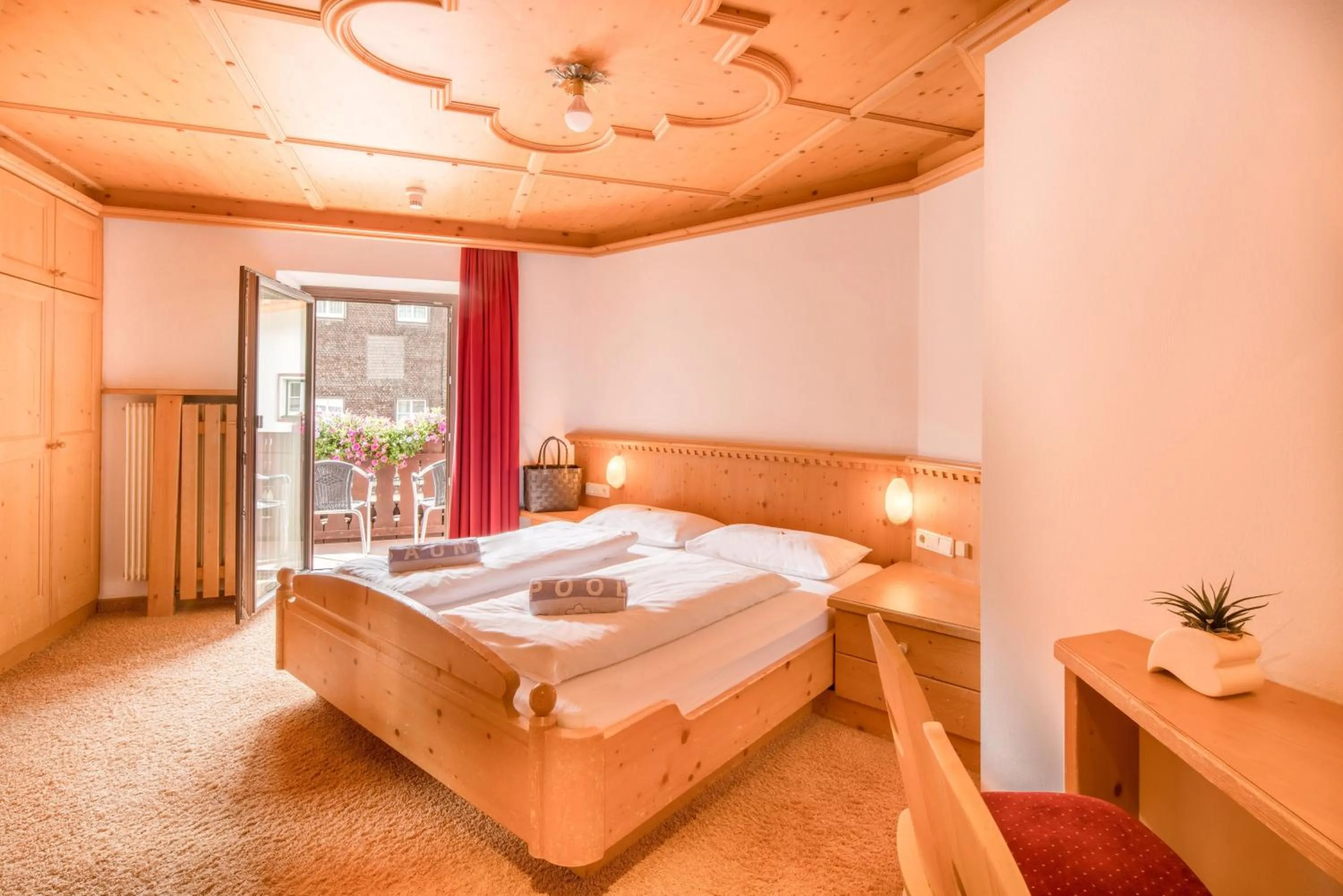 Bed in Piccolo Hotel Gurschler