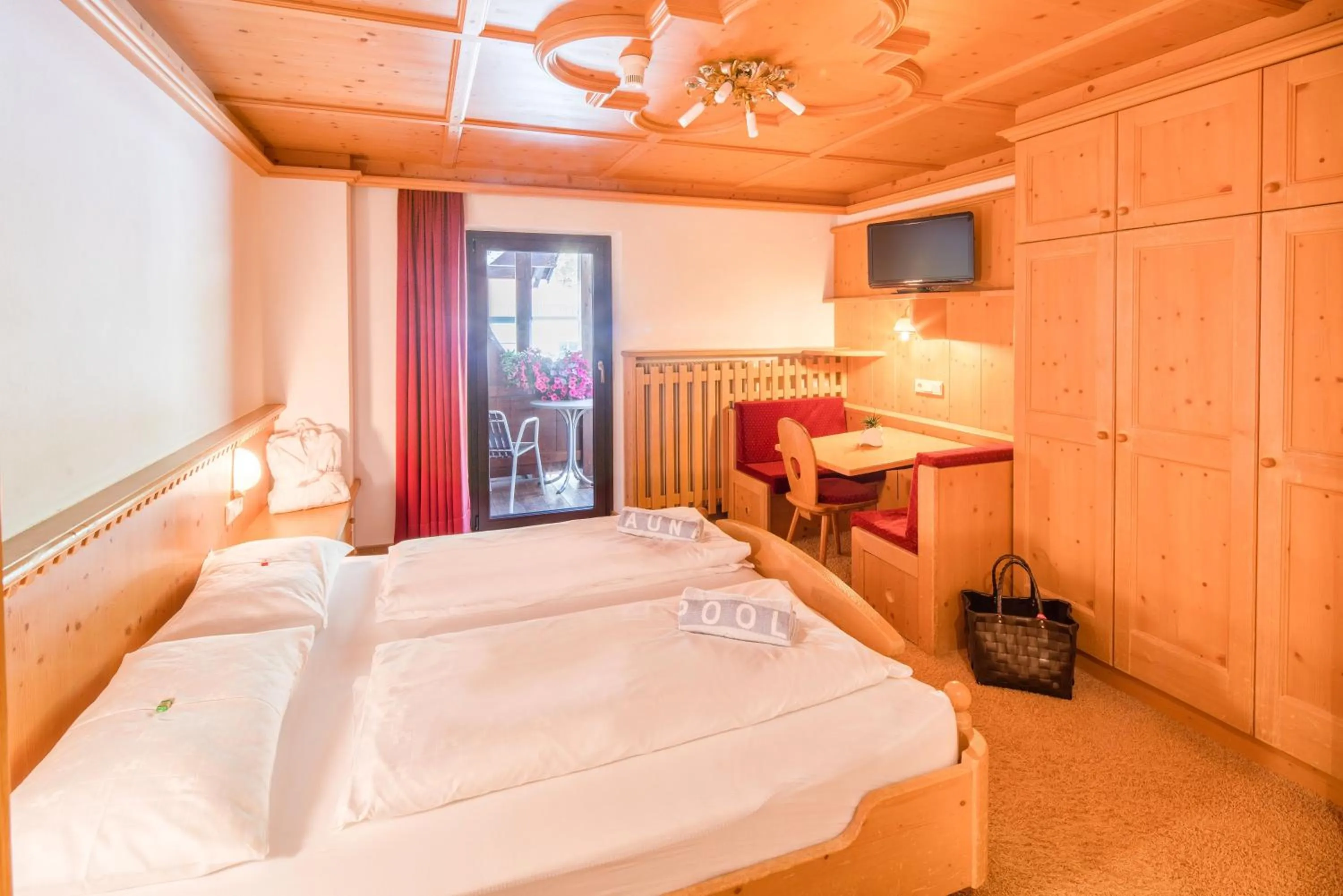 Bed in Piccolo Hotel Gurschler