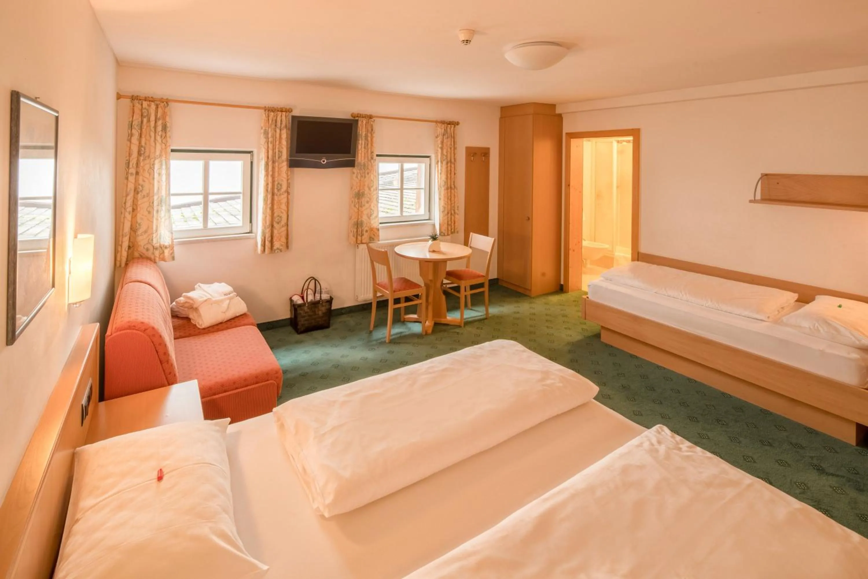 Bed in Piccolo Hotel Gurschler