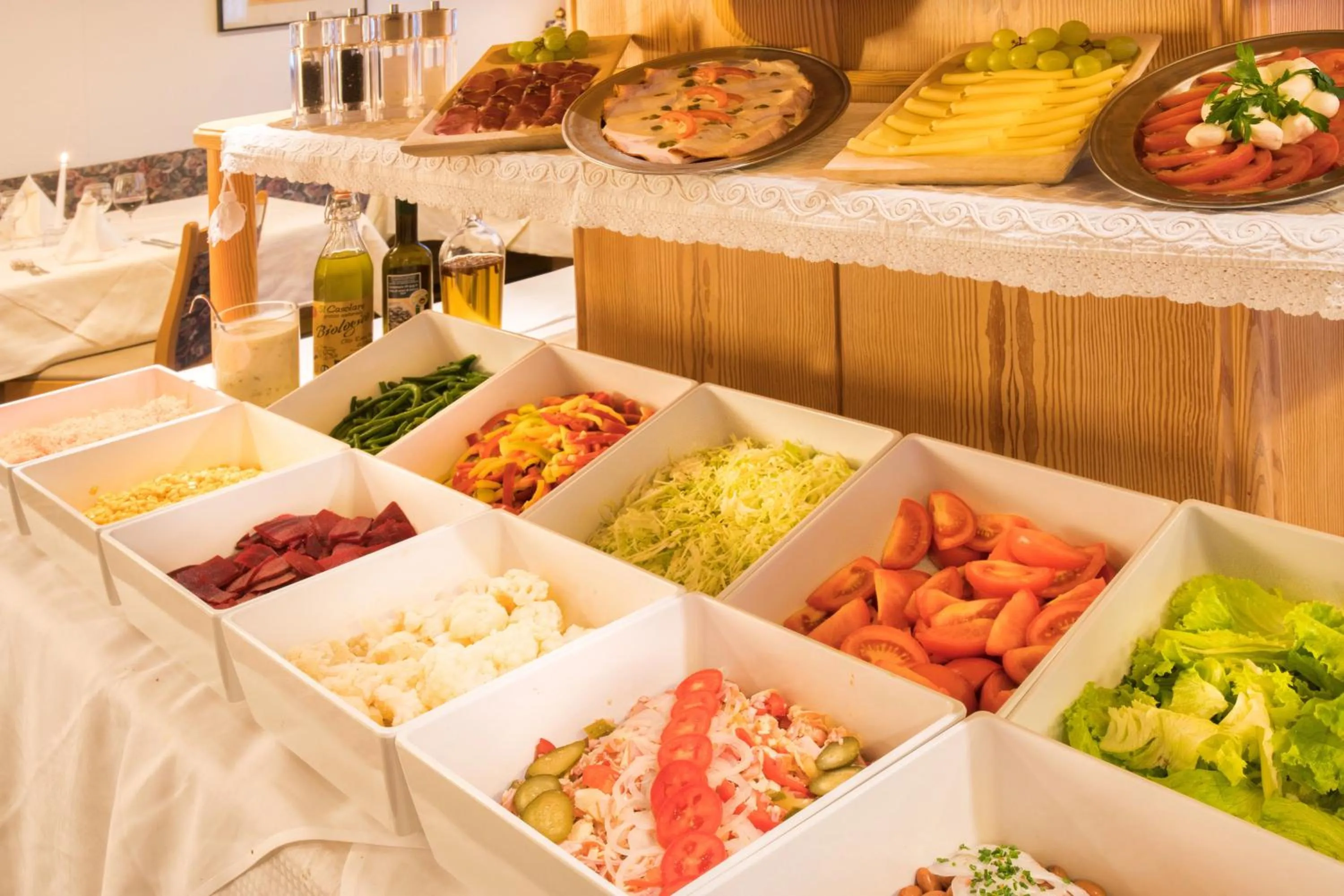 Food and drinks in Piccolo Hotel Gurschler