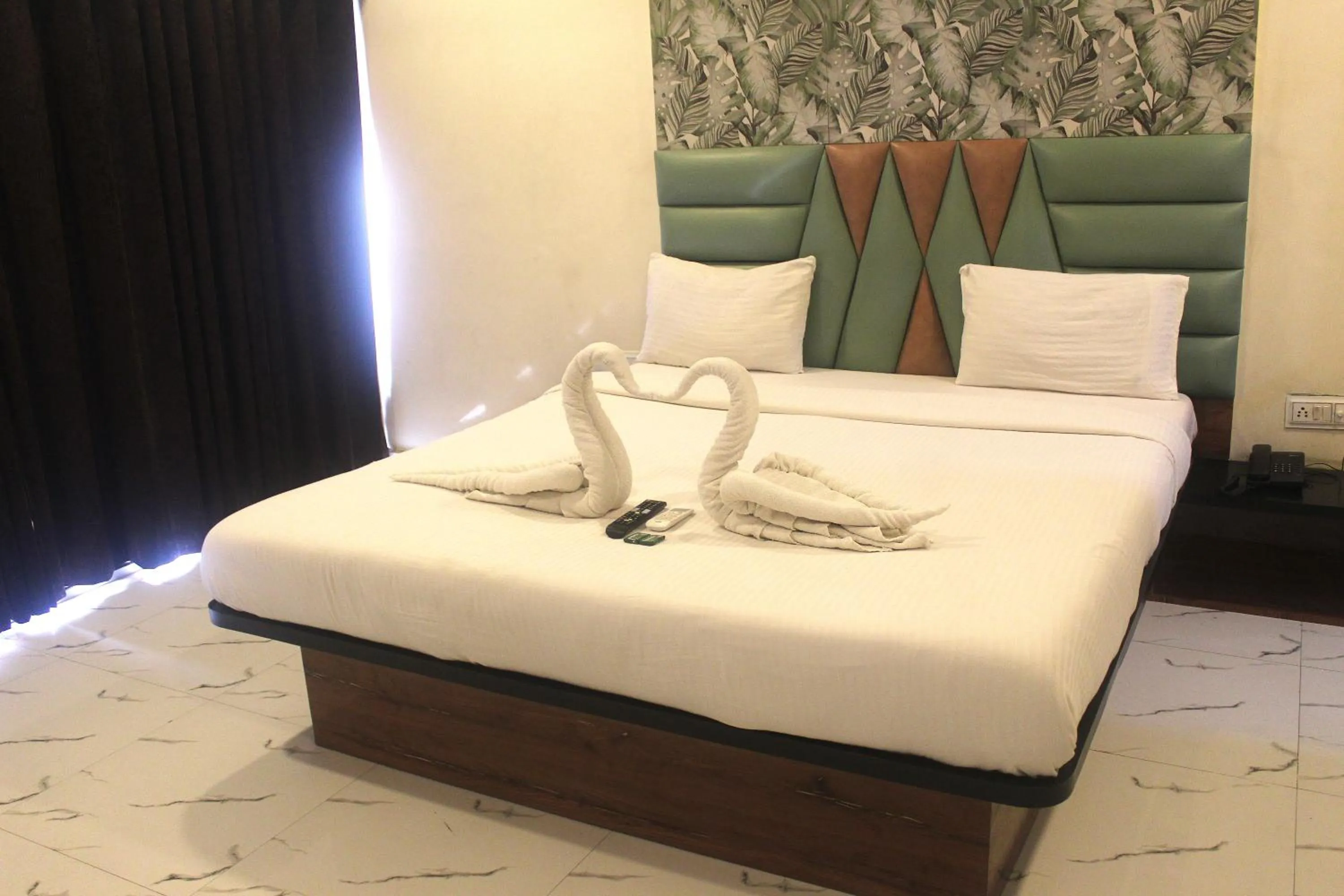 Bed in Hotel Planet Four