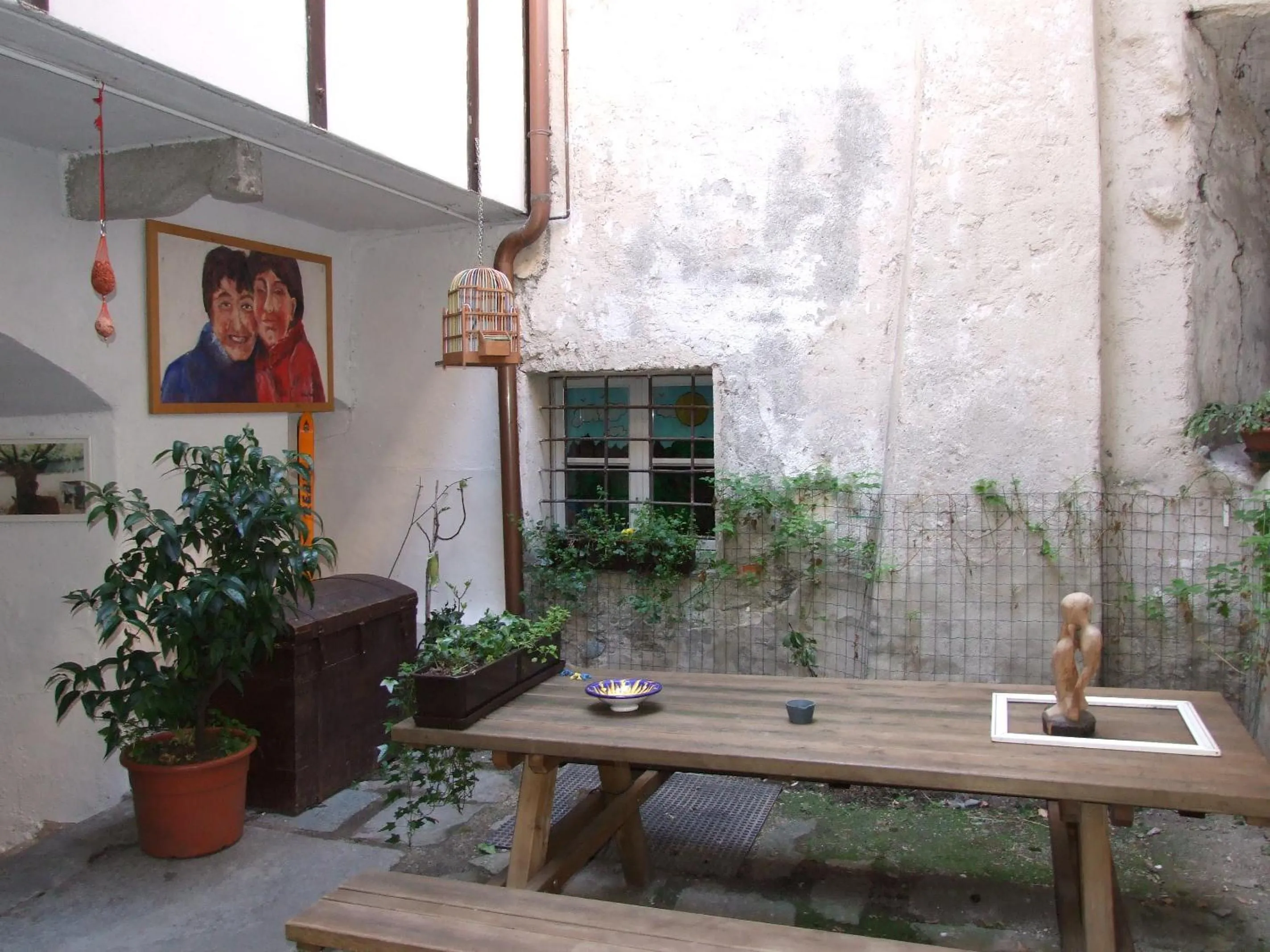 Patio in La stufa rossa