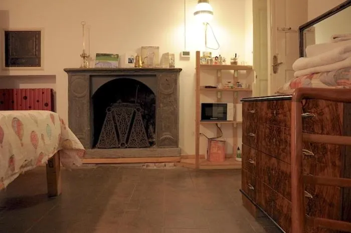 Photo of the whole room, Bed in La stufa rossa