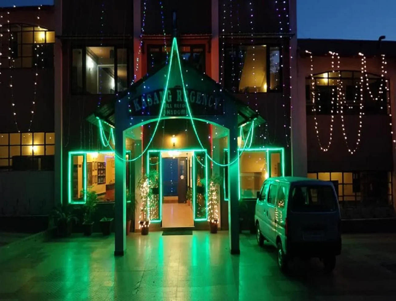 Night in ECKO Kasang Regency Hill Resort