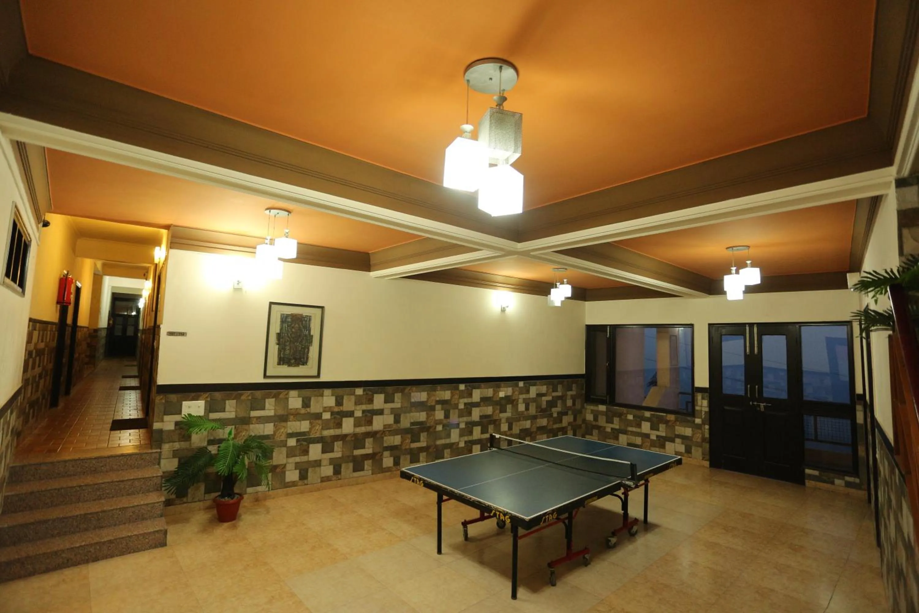Table tennis in ECKO Kasang Regency Hill Resort