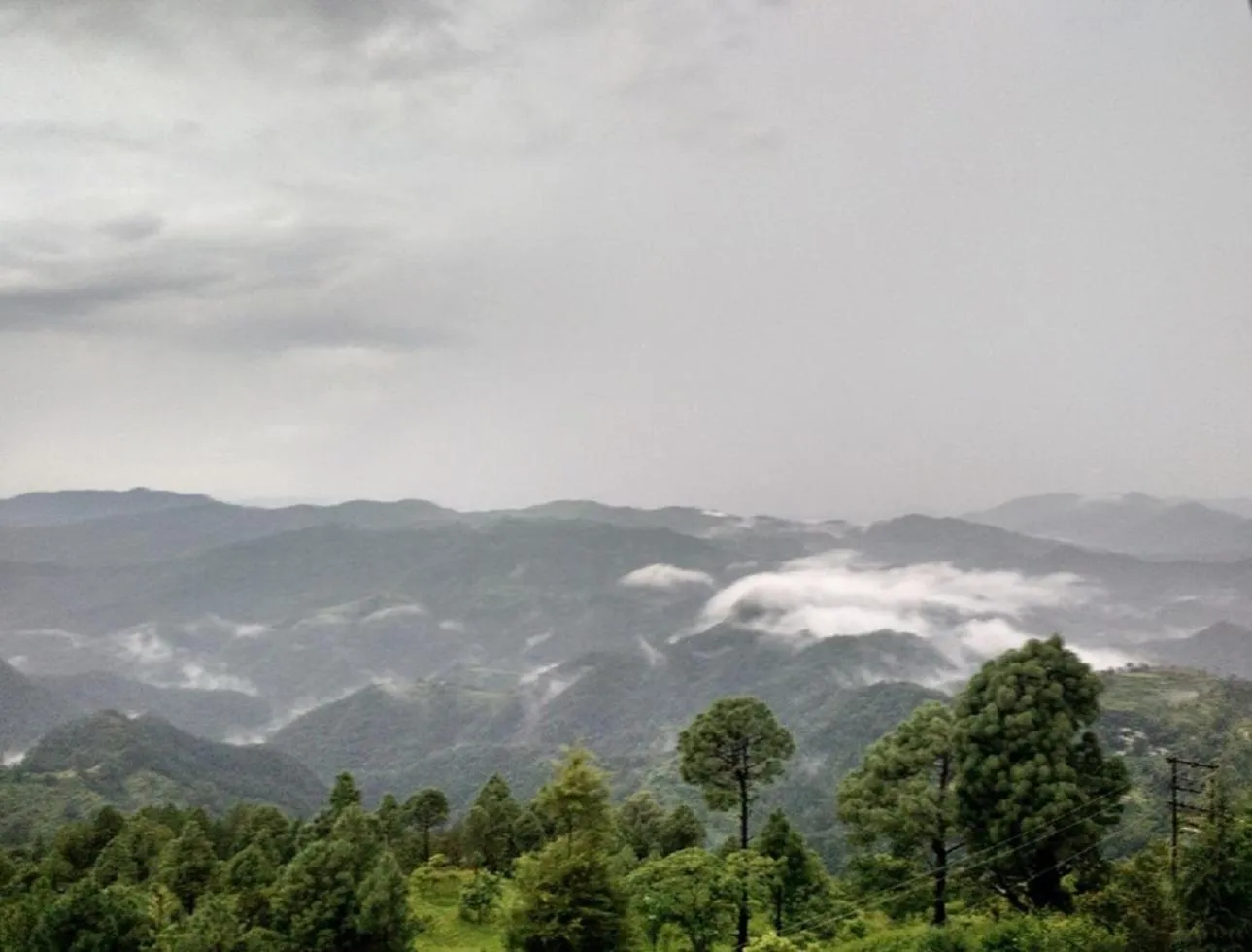 Mountain view in ECKO Kasang Regency Hill Resort