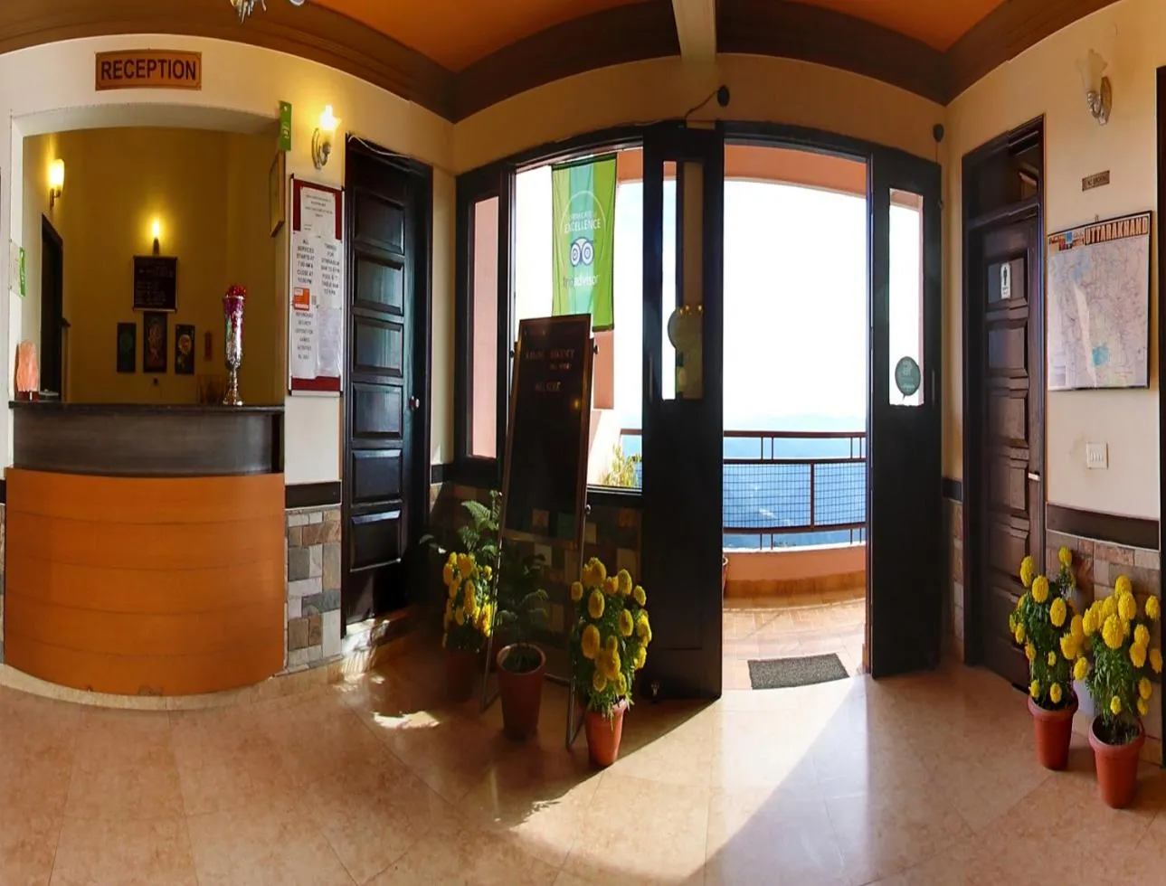 Lobby or reception in ECKO Kasang Regency Hill Resort