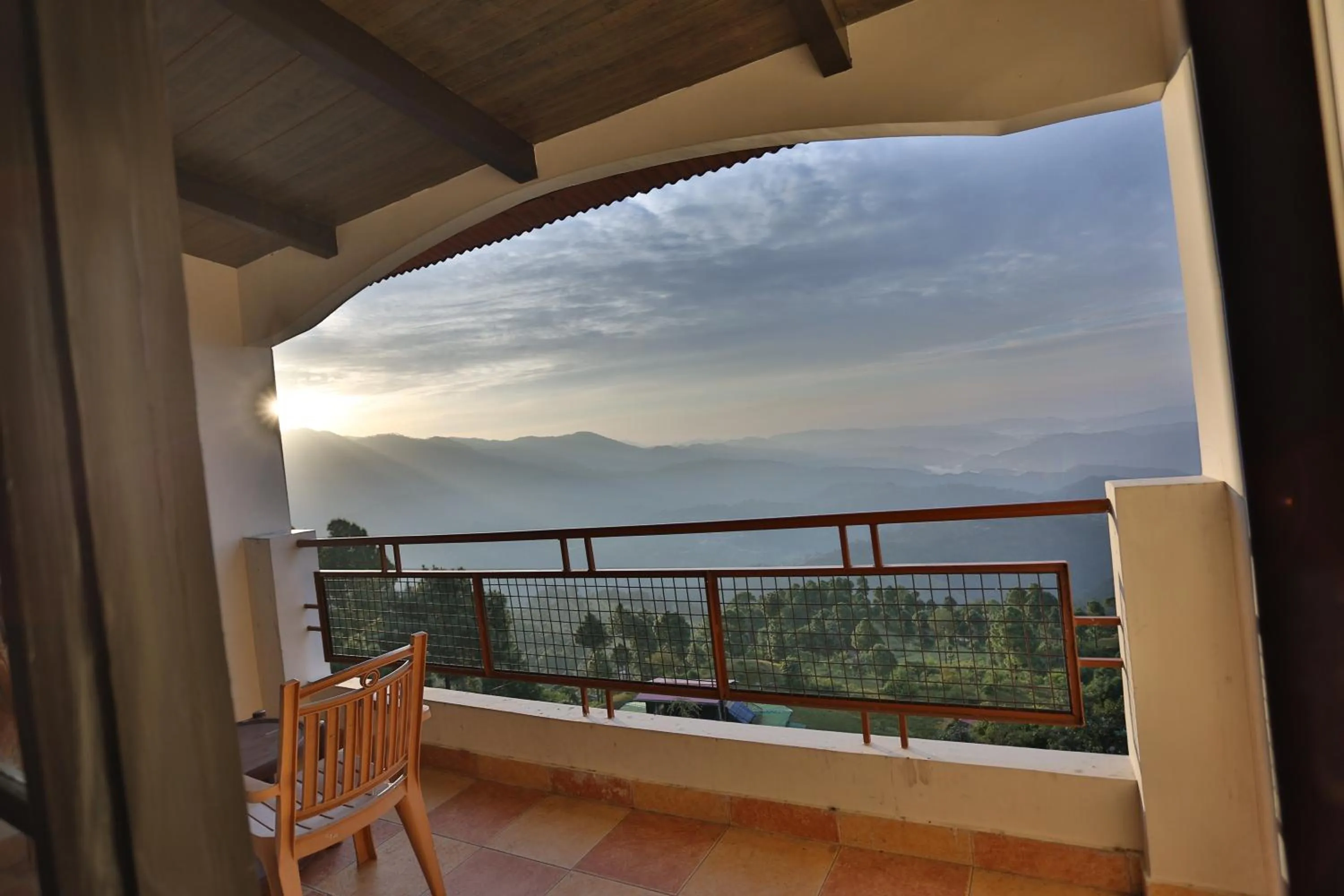 Balcony/Terrace in ECKO Kasang Regency Hill Resort