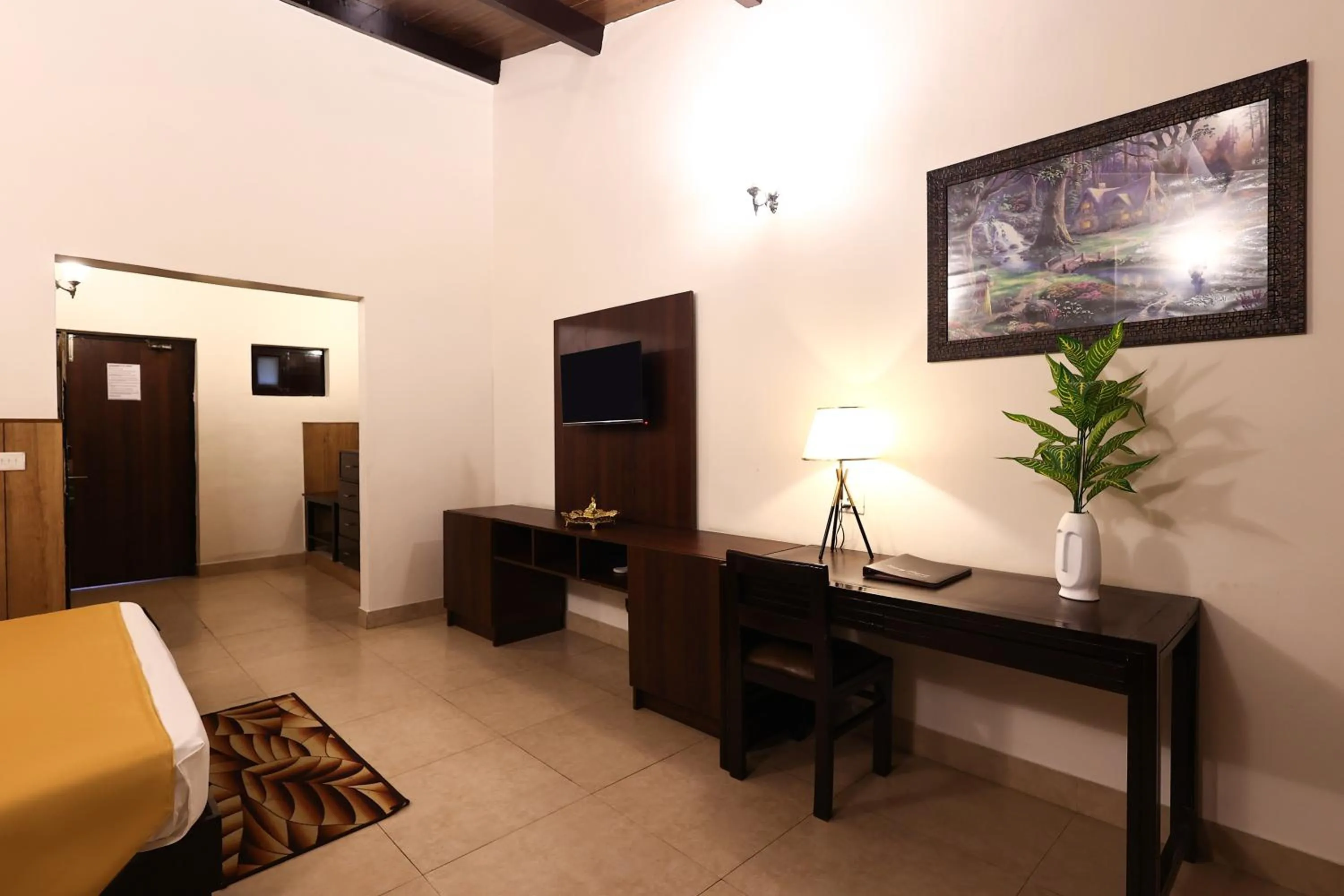 Bedroom, Bed in ECKO Kasang Regency Hill Resort