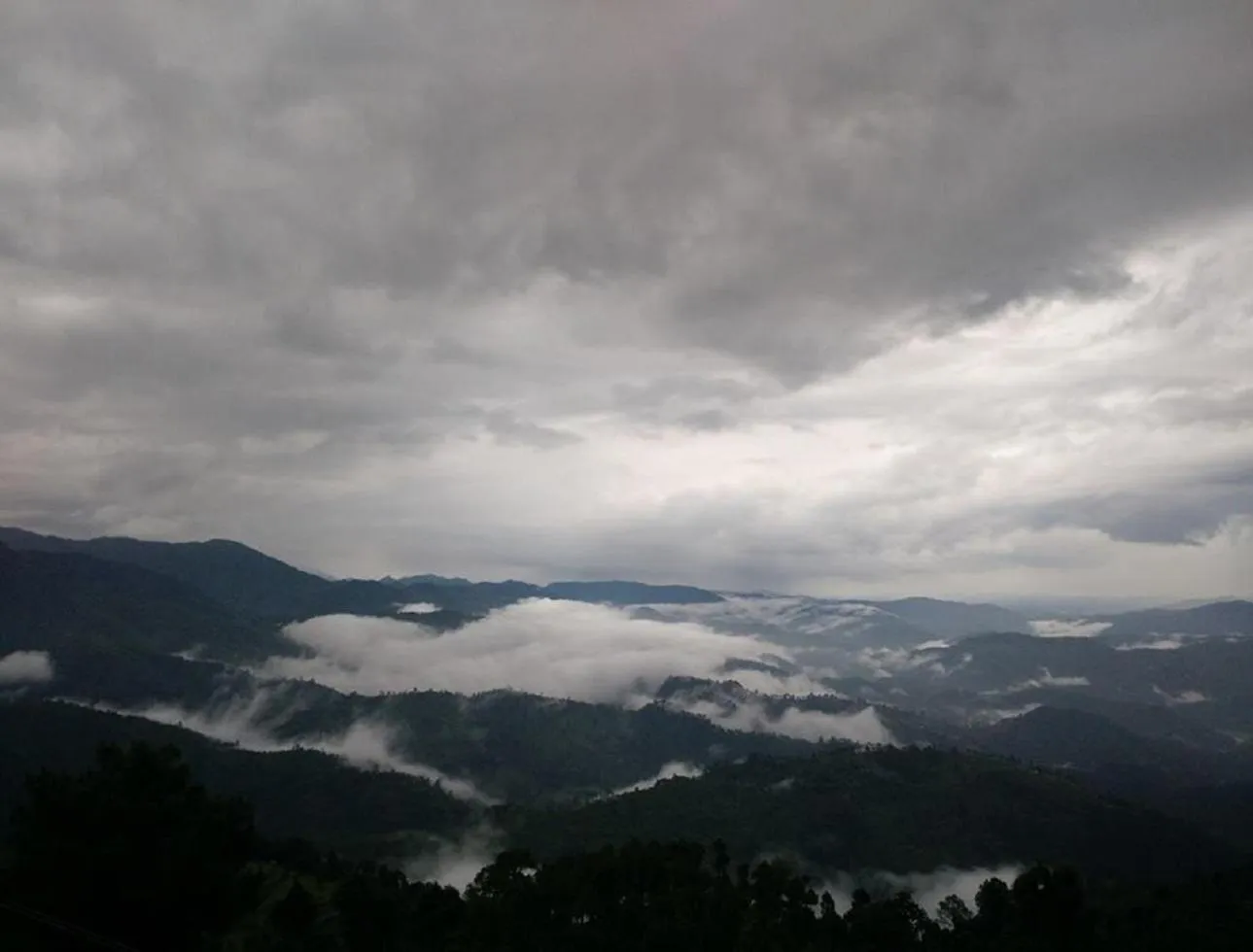 Mountain view in ECKO Kasang Regency Hill Resort