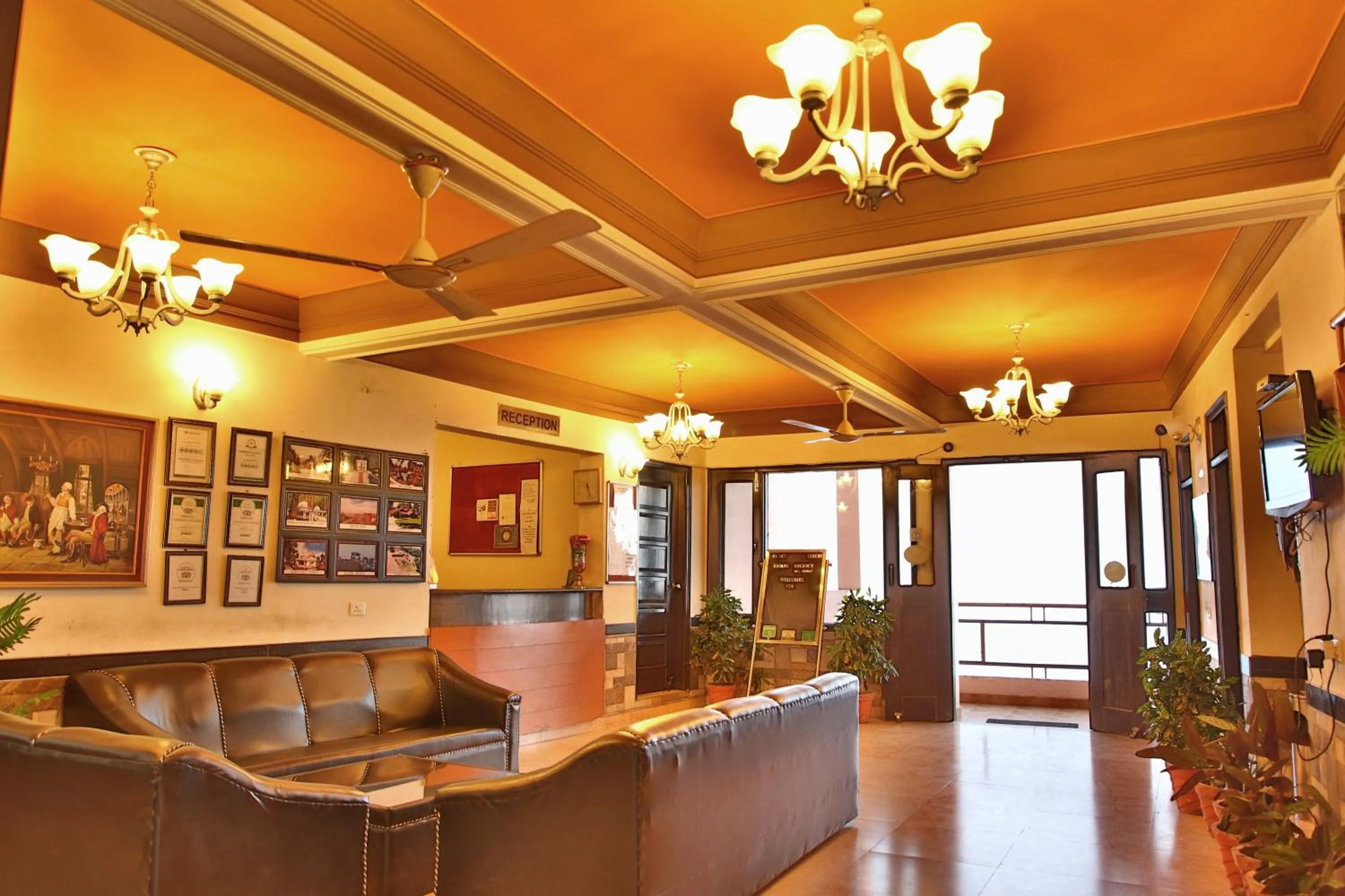 Lobby or reception in ECKO Kasang Regency Hill Resort