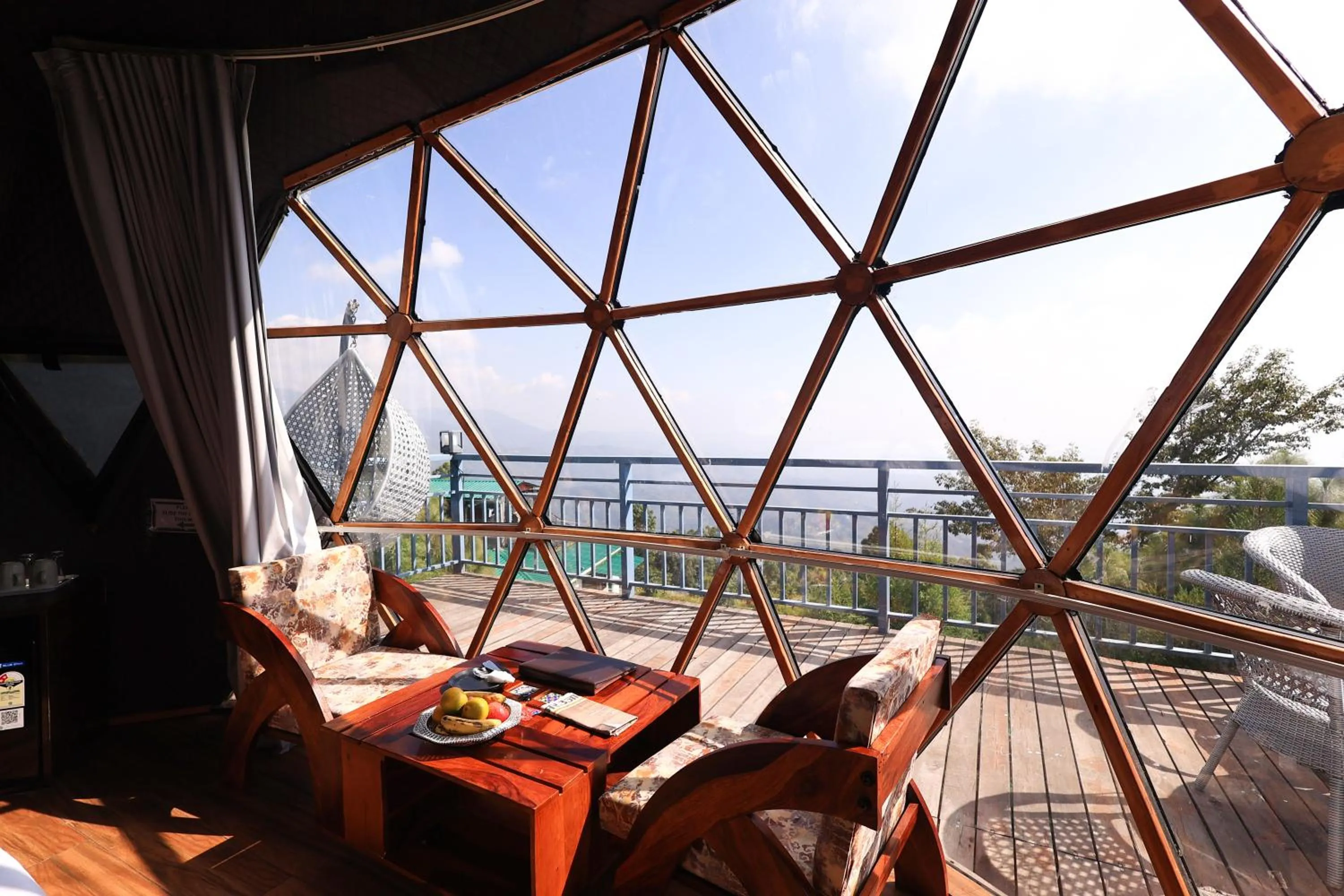 View (from property/room) in ECKO Kasang Regency Hill Resort