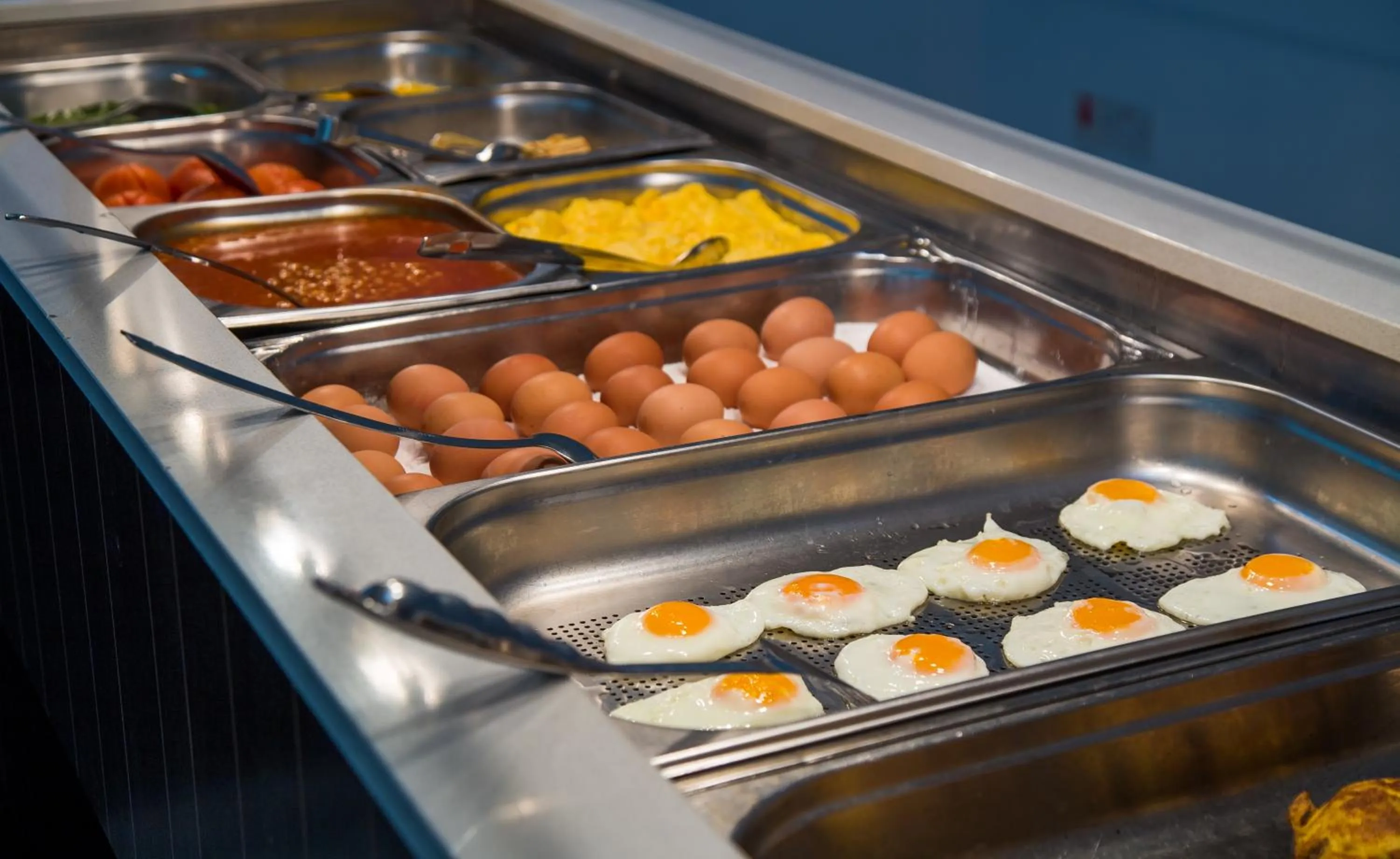 Buffet breakfast in Sun Hall Hotel