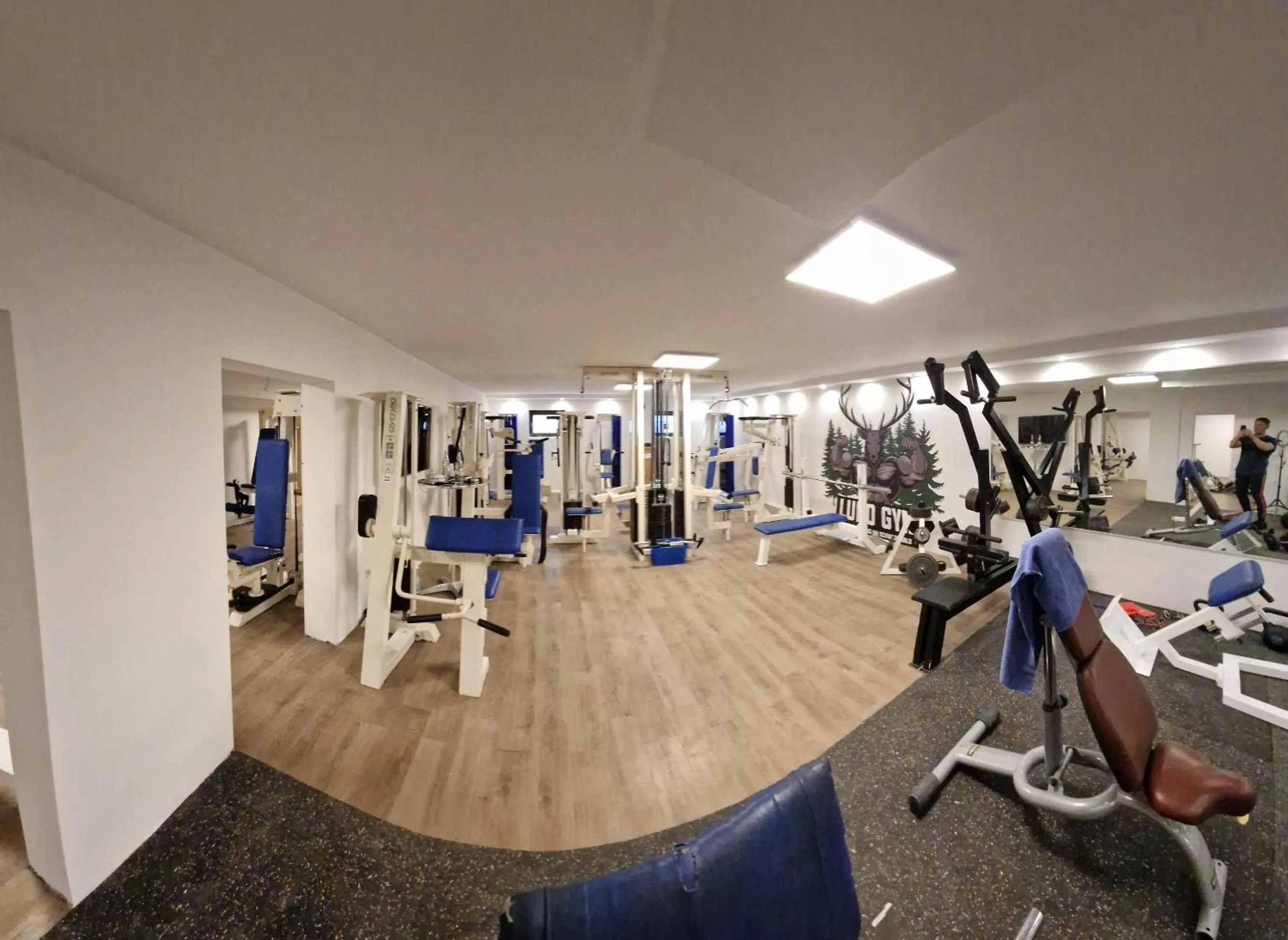 Fitness centre/facilities in Hotel Platzhirsch