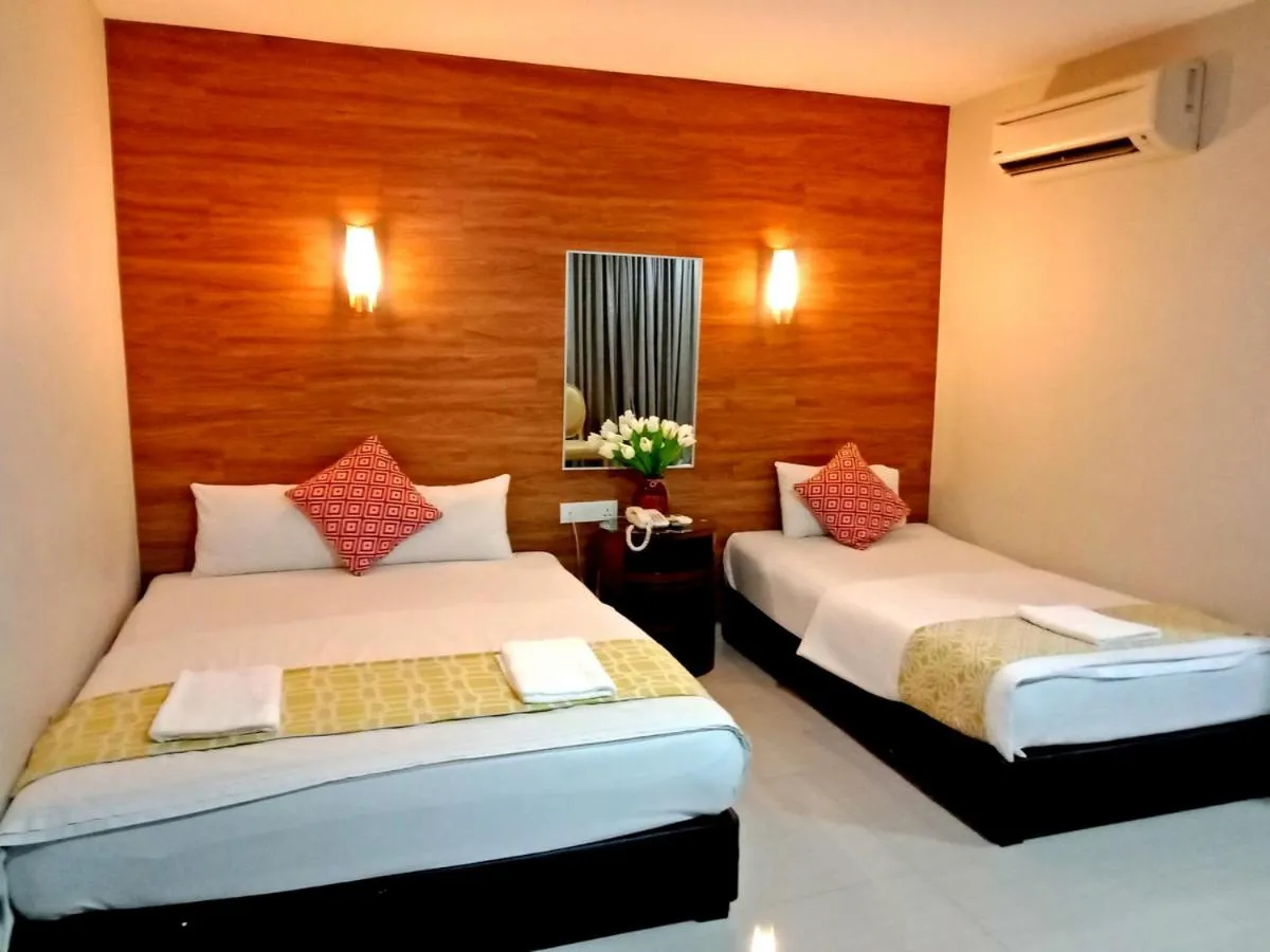 Bed in Eazy Hotel at Ampang