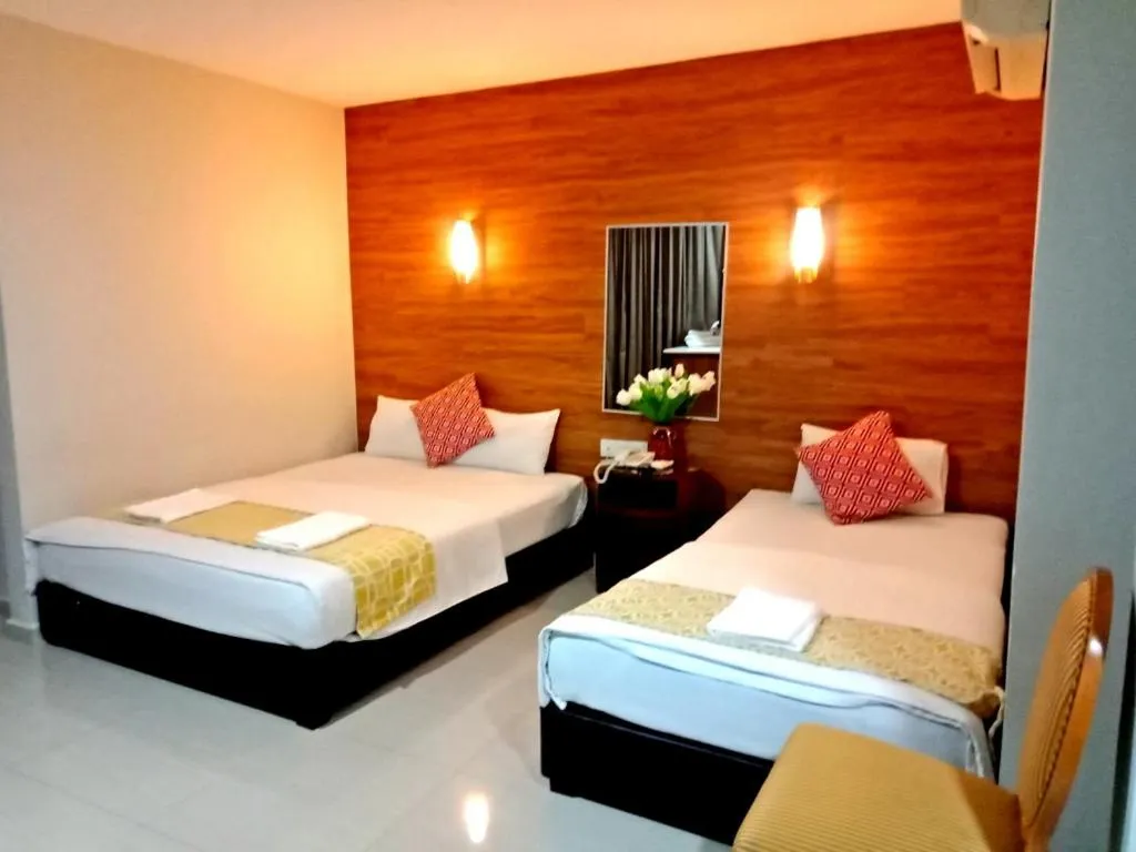 Bed in Eazy Hotel at Ampang