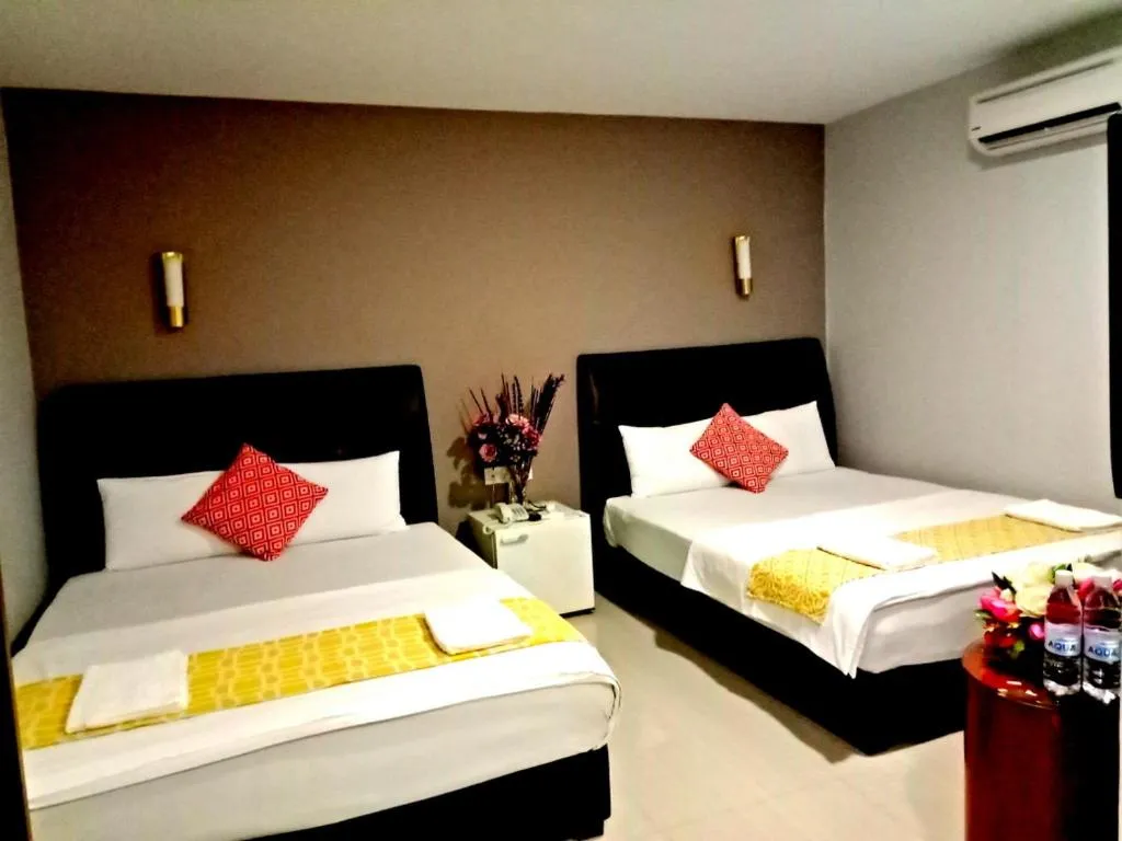 Bed in Eazy Hotel at Ampang