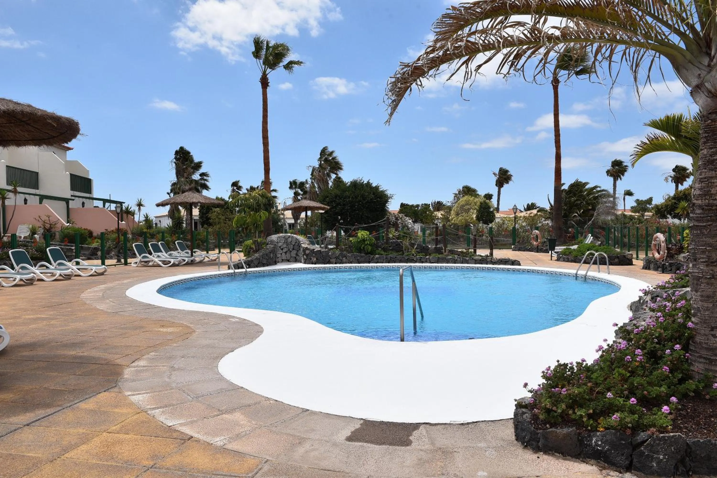 Pool view in Las Adelfas 2