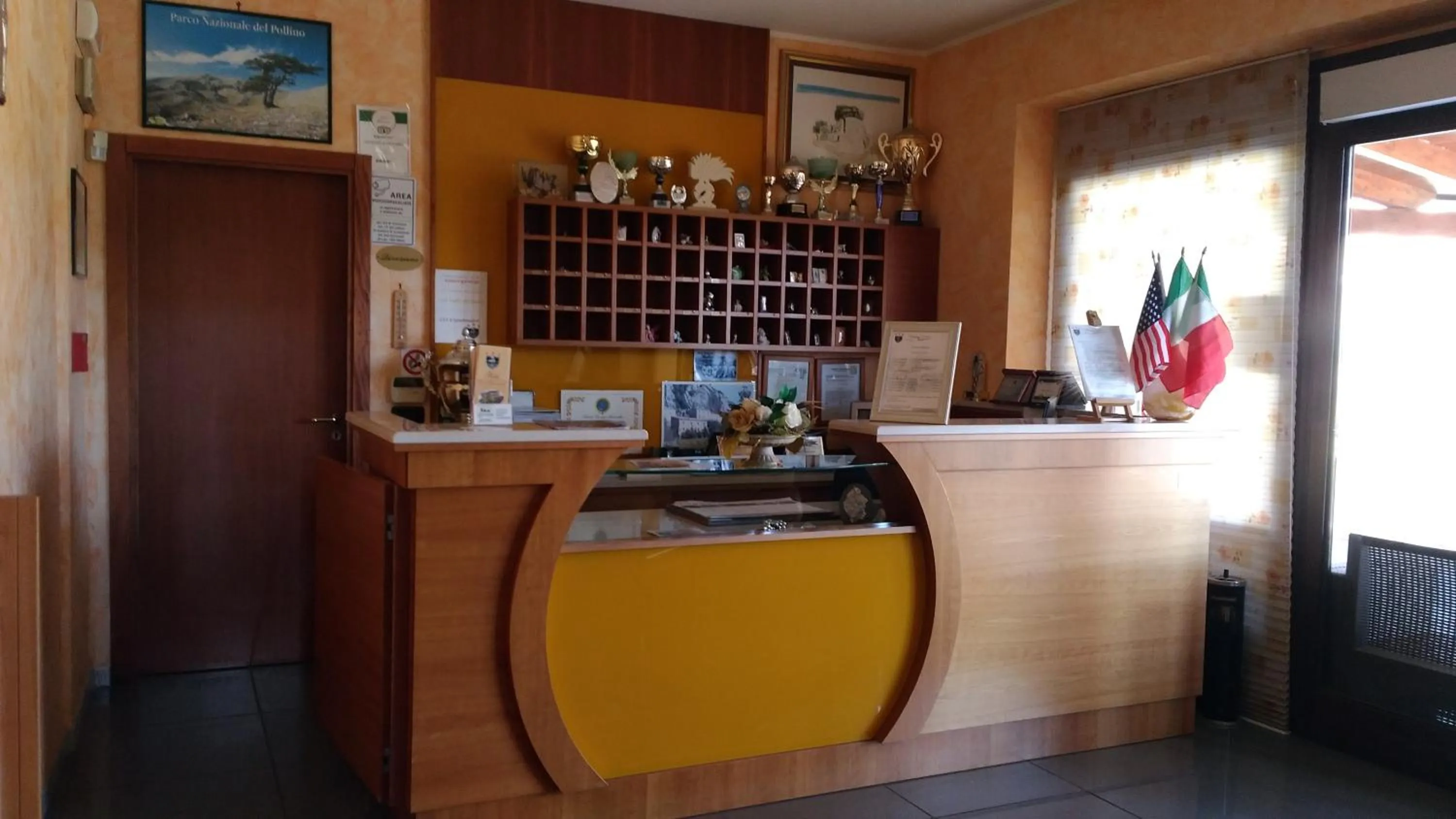 Lobby or reception in Hotel La Falconara