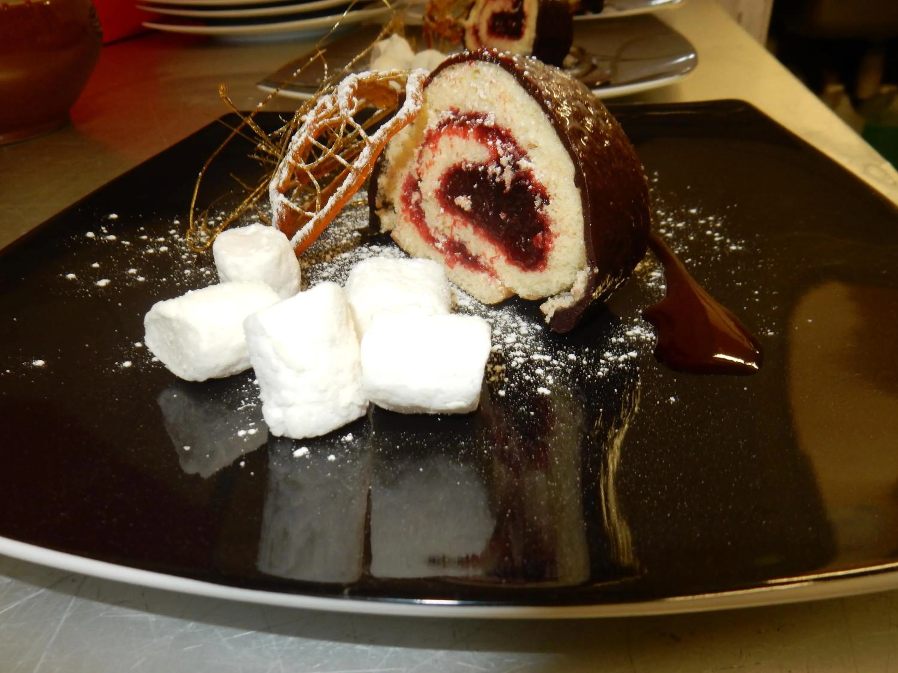 Food close-up in Chalet de Lanza