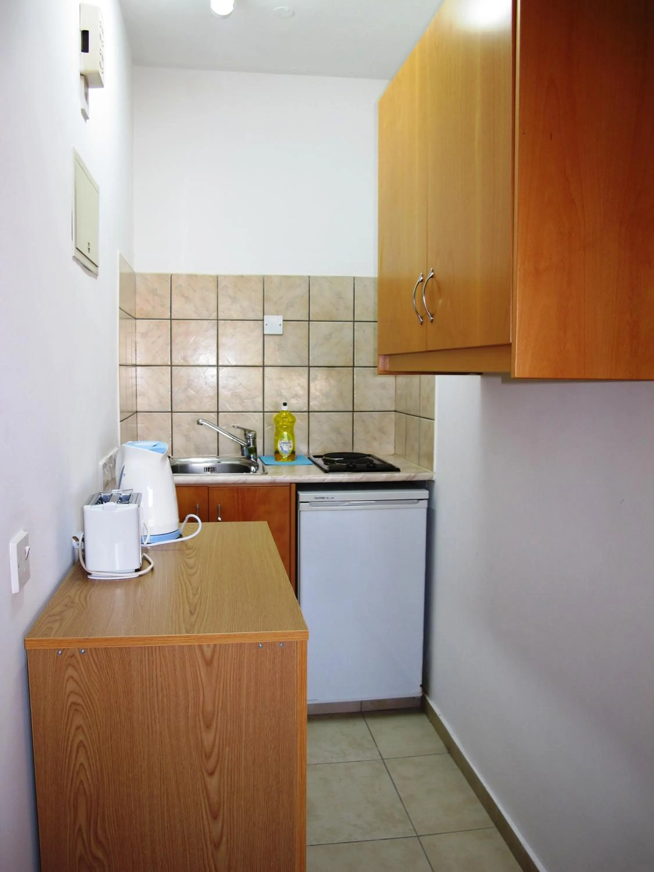 Kitchen or kitchenette in Sun Hall Beach Hotel Apartments