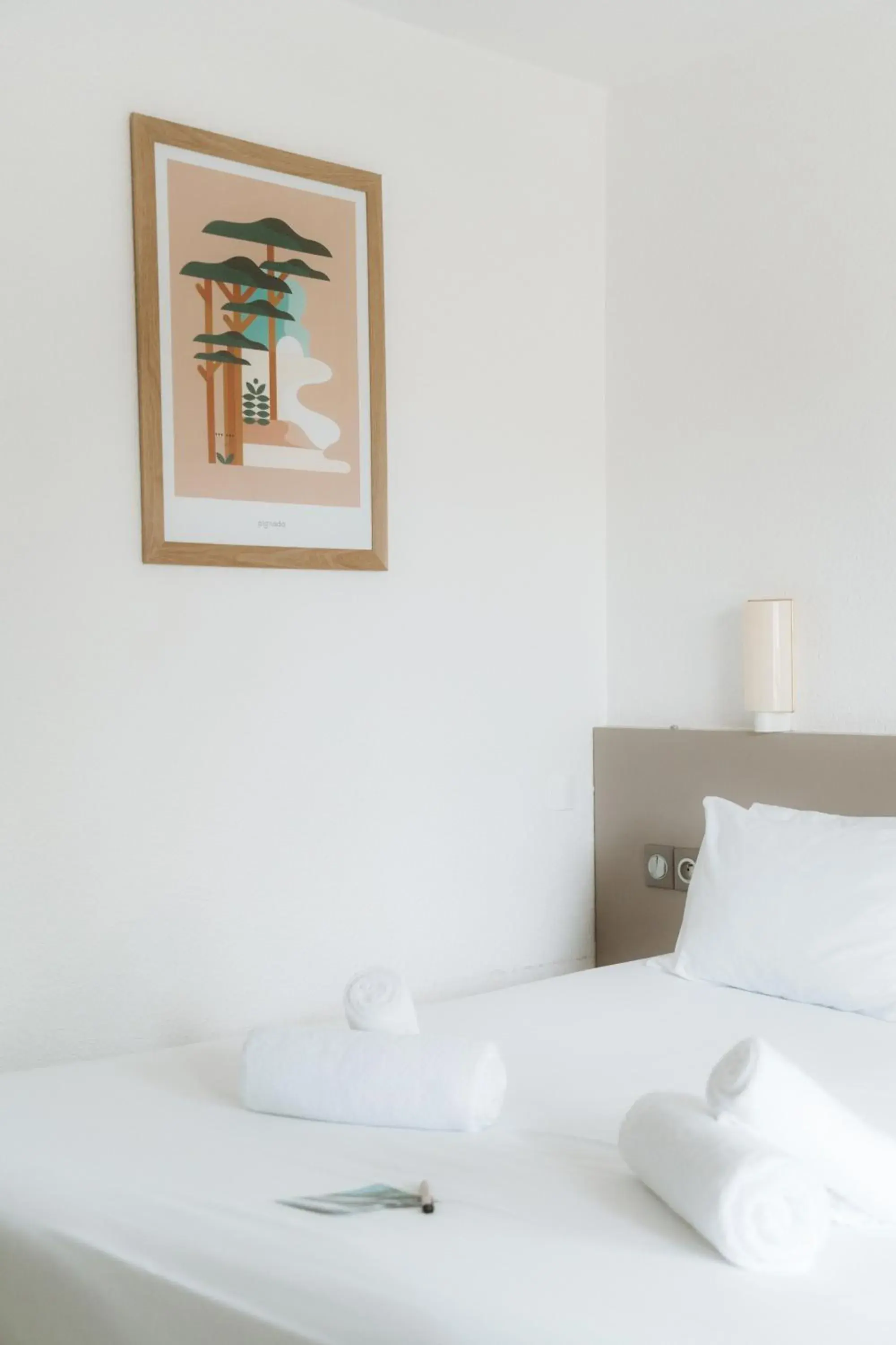 Double Room with Balcony and kitchenette - Garden View in Hôtel Les Fougères - Hossegor Double Room with Balcony and kitchenette - Garden View in Hôtel Les Fougères - Hossegor