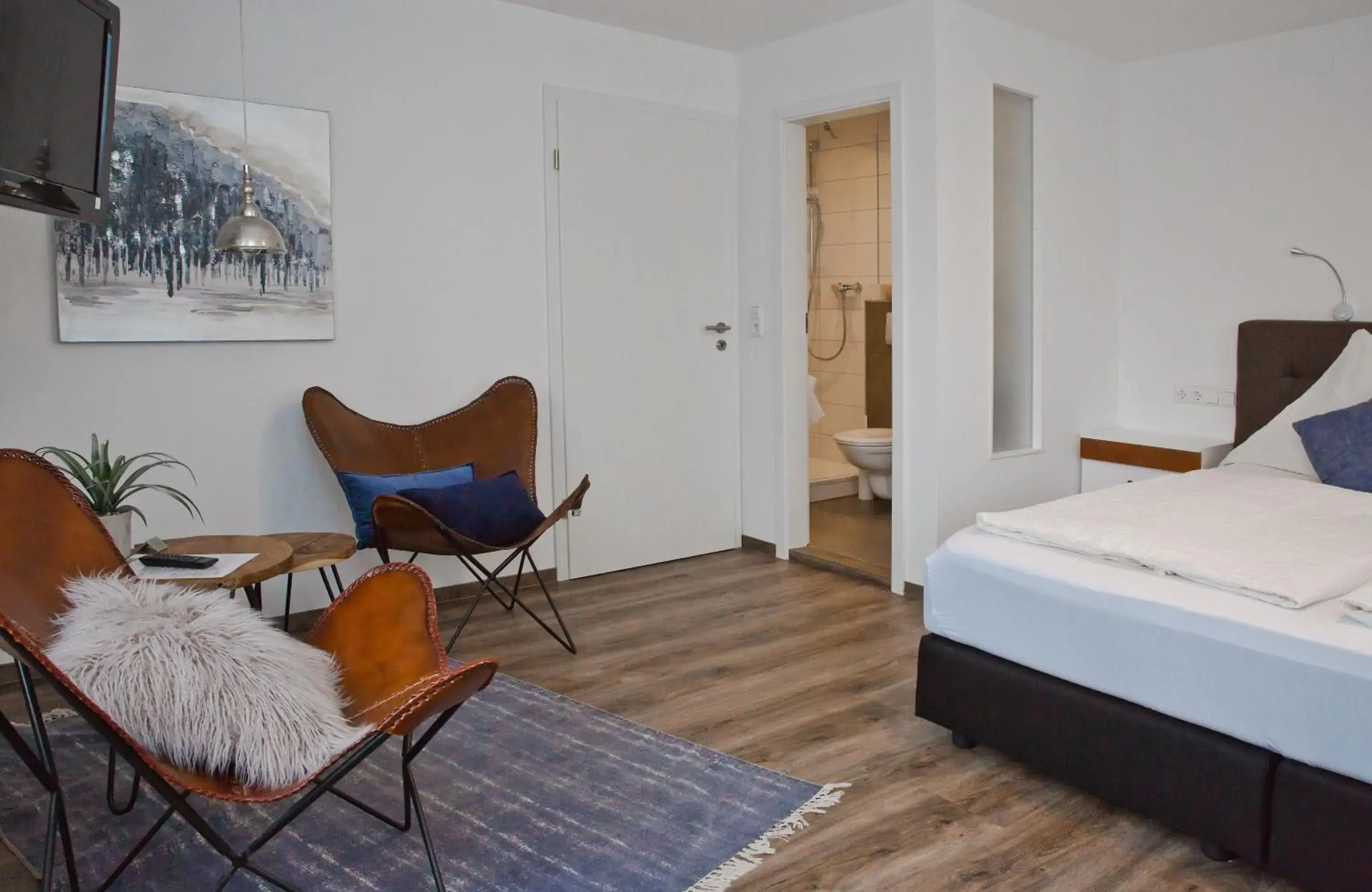 Seating area, Bed in Pension Kramer Seating area, Bed in Pension Kramer