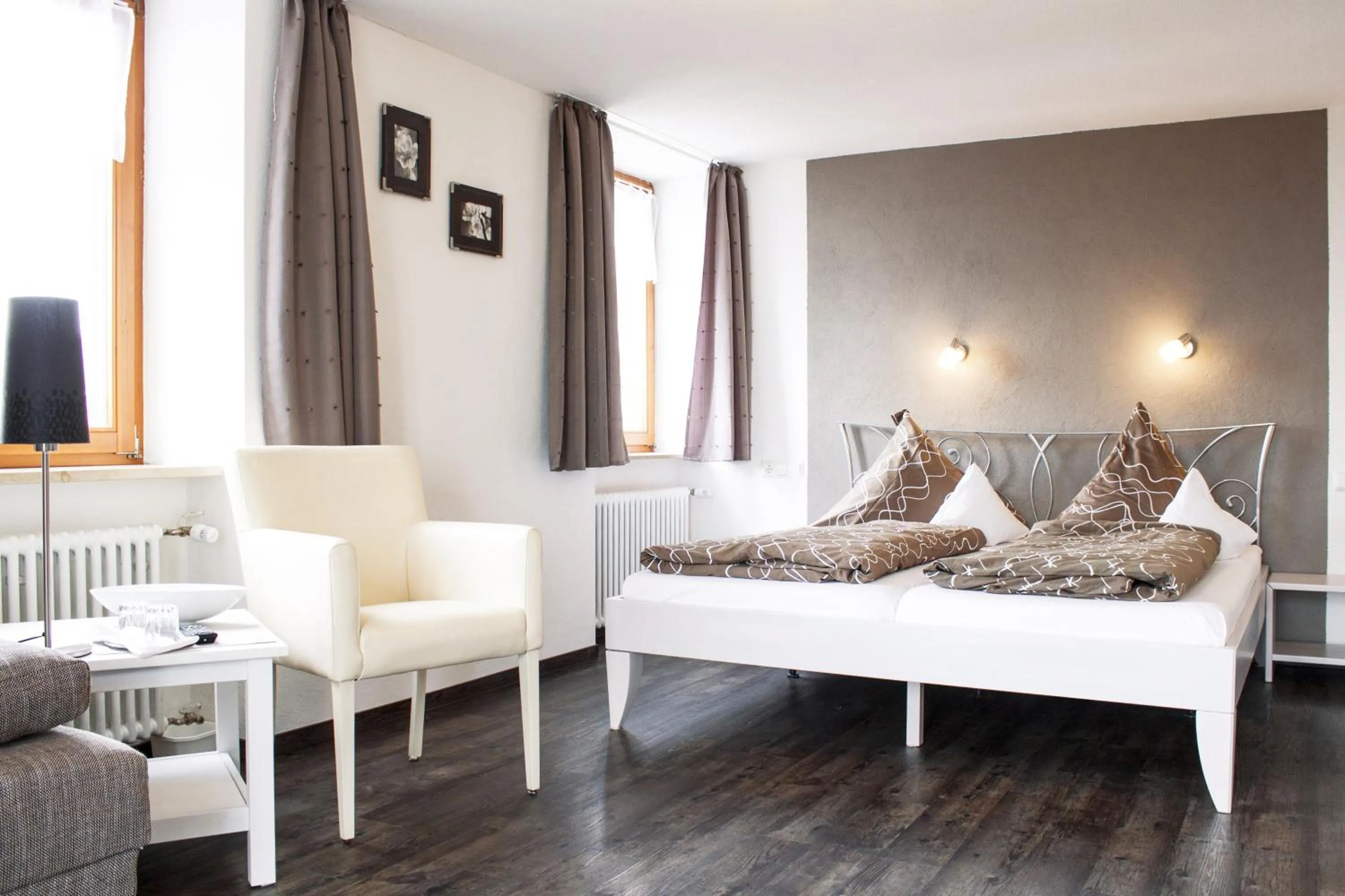 Bedroom, Bed in Pension Kramer