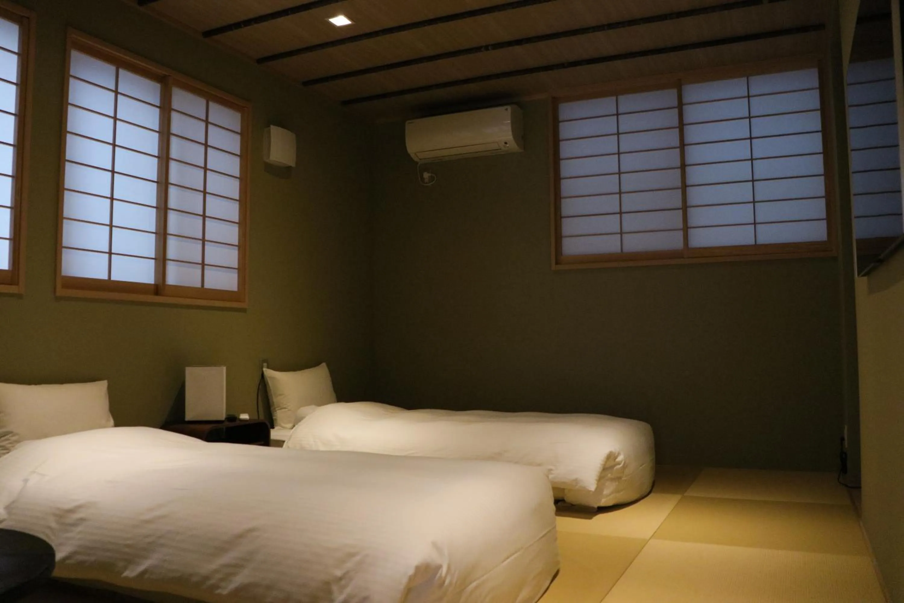 Bed in Ito Ryokan