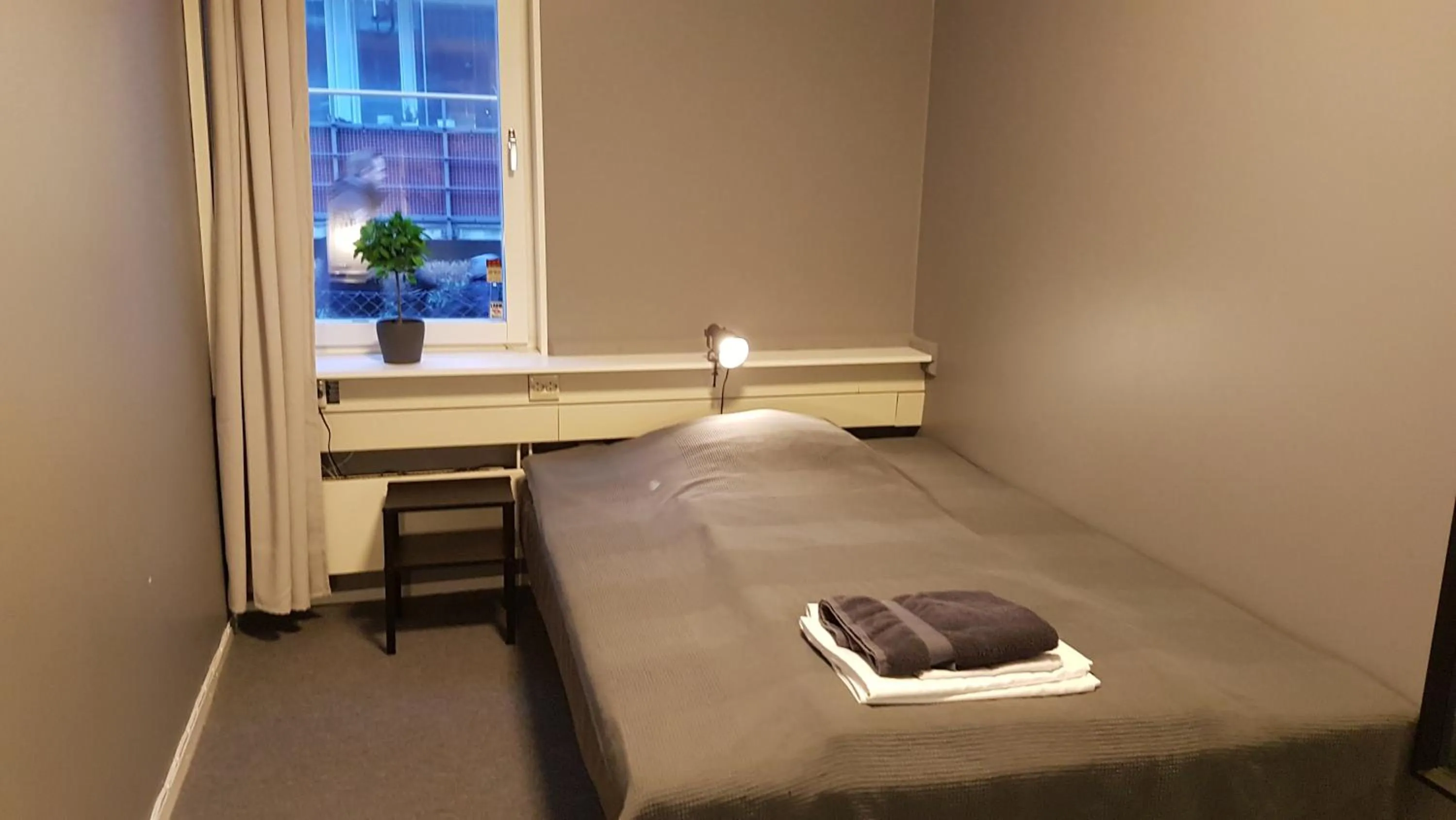 Bed in Vandrarhem Uppsala - Portalgatan