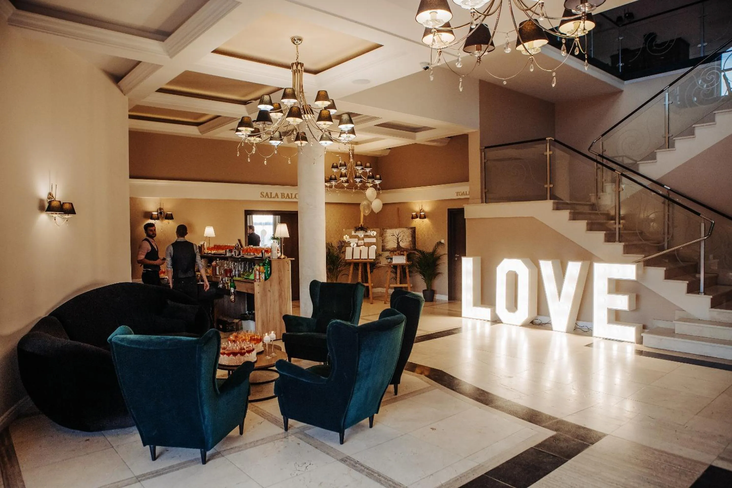 Seating area in Hotel Focus Centrum Konferencyjne