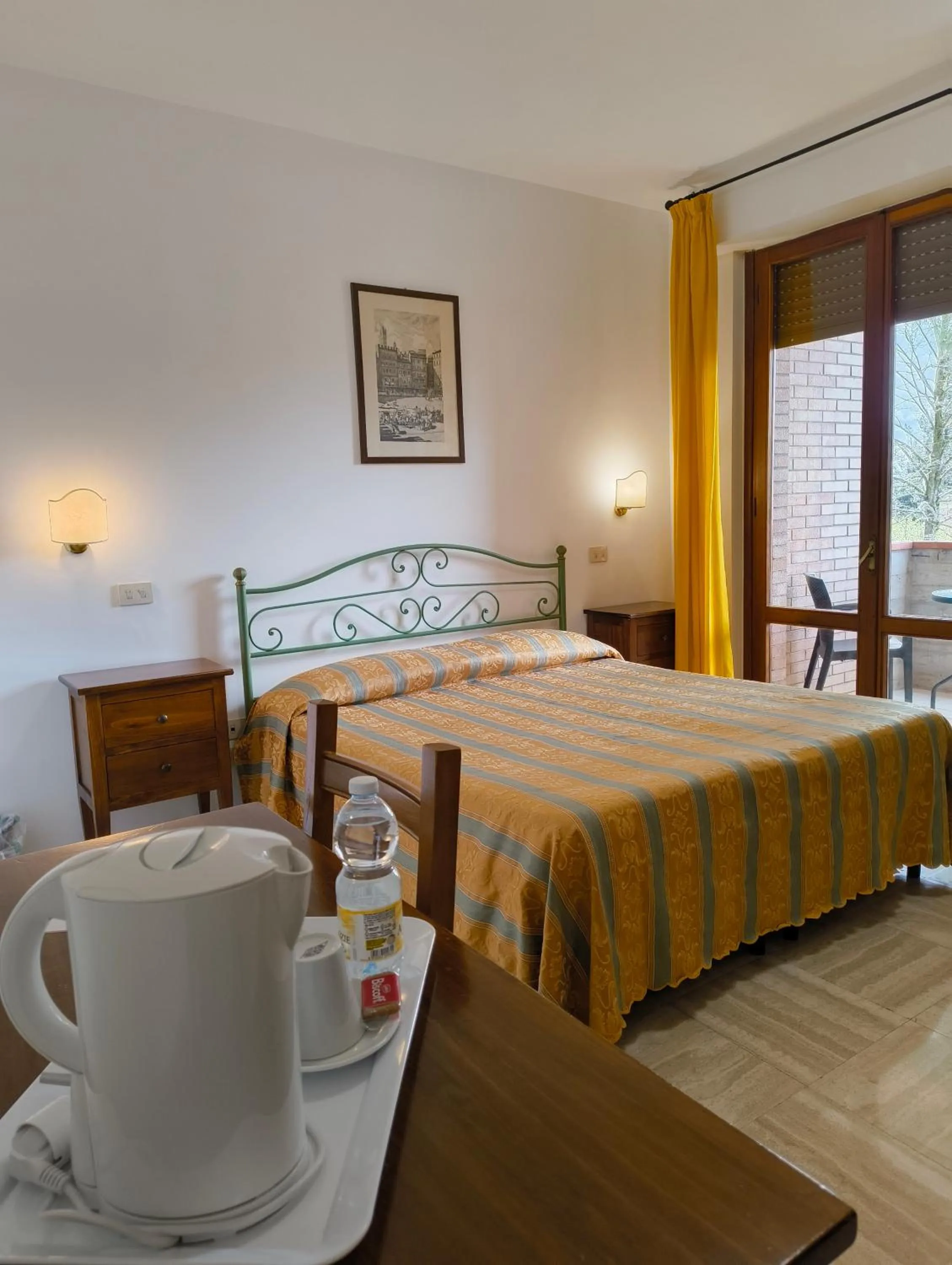 Bedroom, Bed in Hotel I Platani