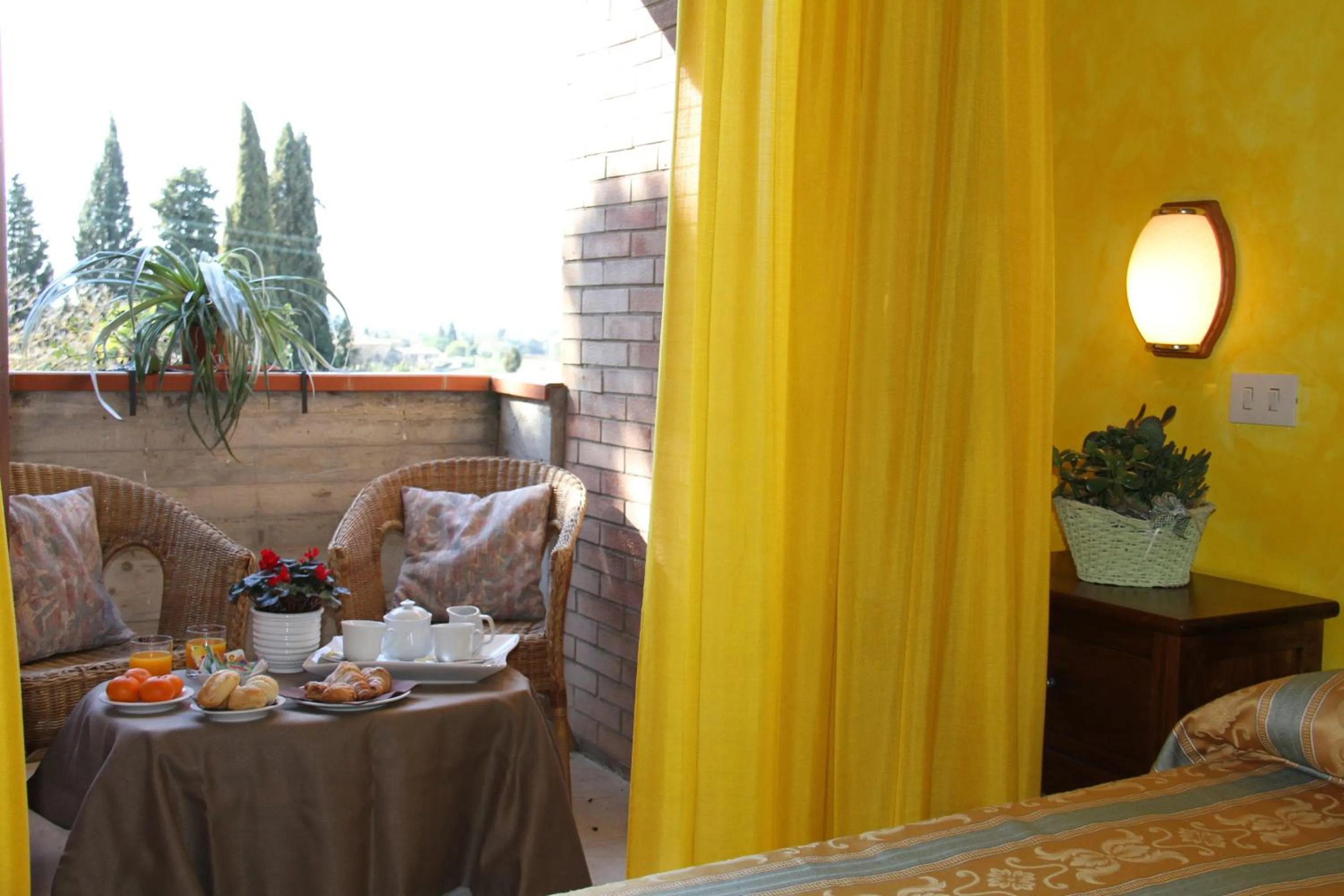 Balcony/Terrace in Hotel I Platani