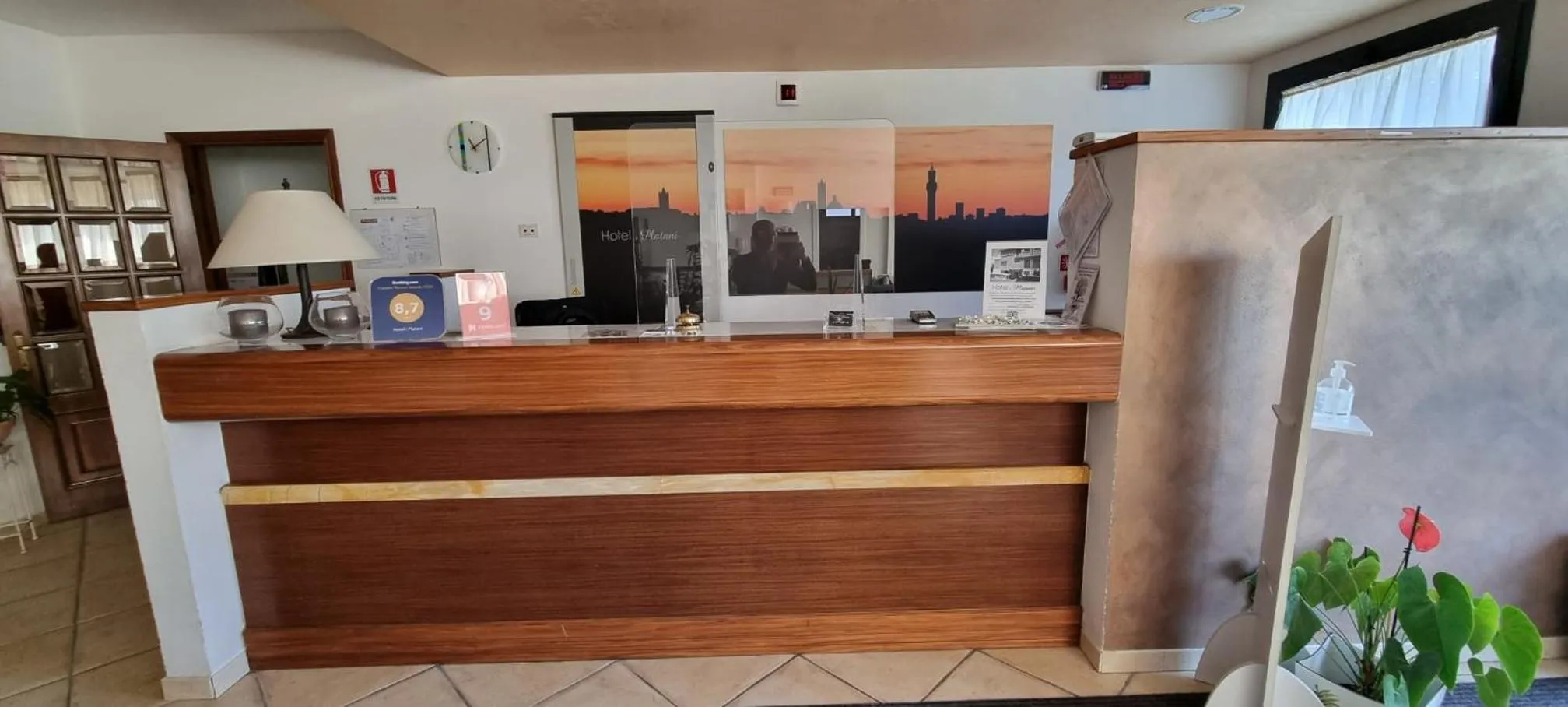 Lobby or reception in Hotel I Platani