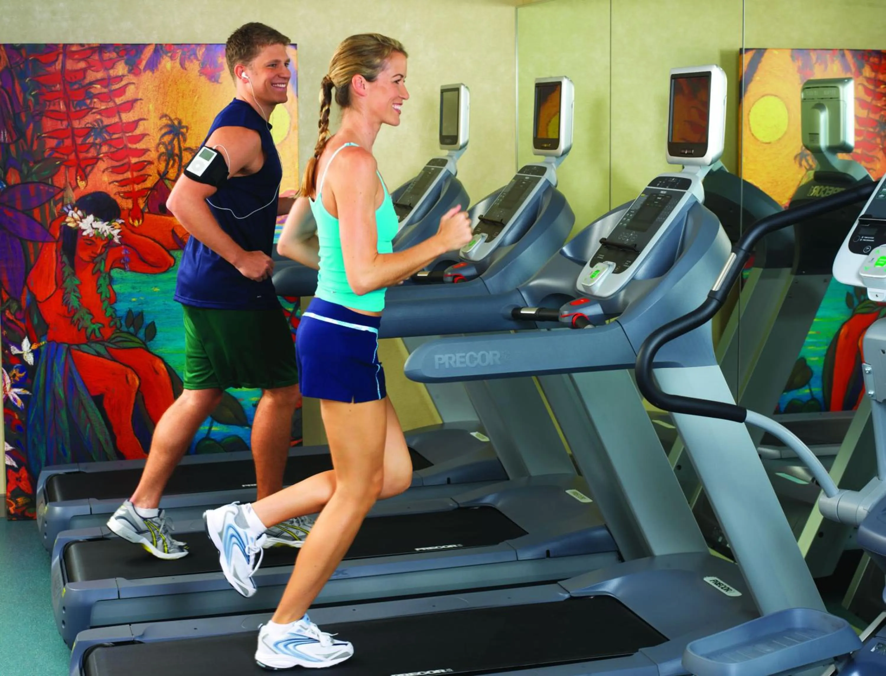 People in The Twin Fin Hotel