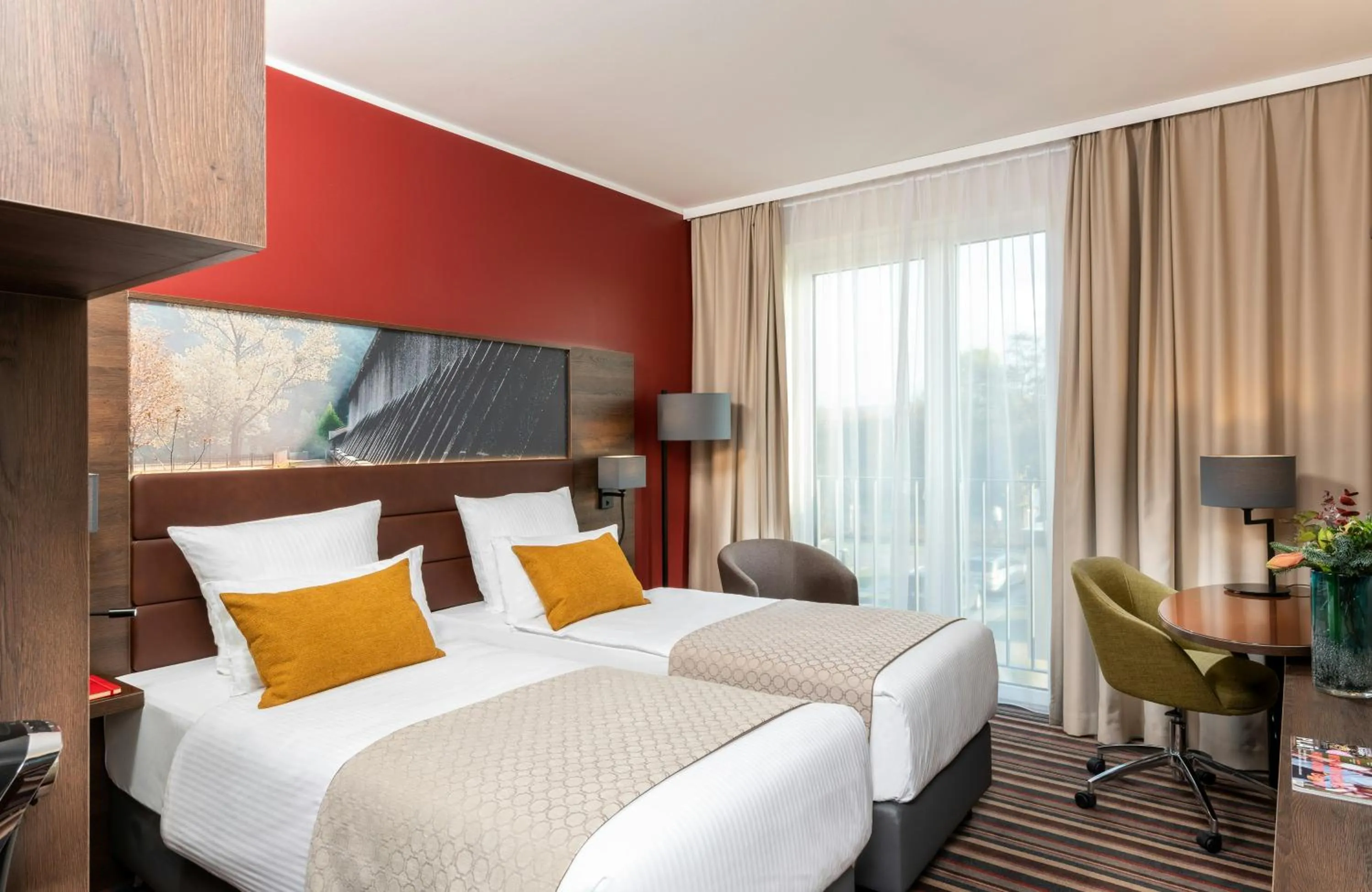 Photo of the whole room, Bed in Leonardo Hotel Bad Kreuznach