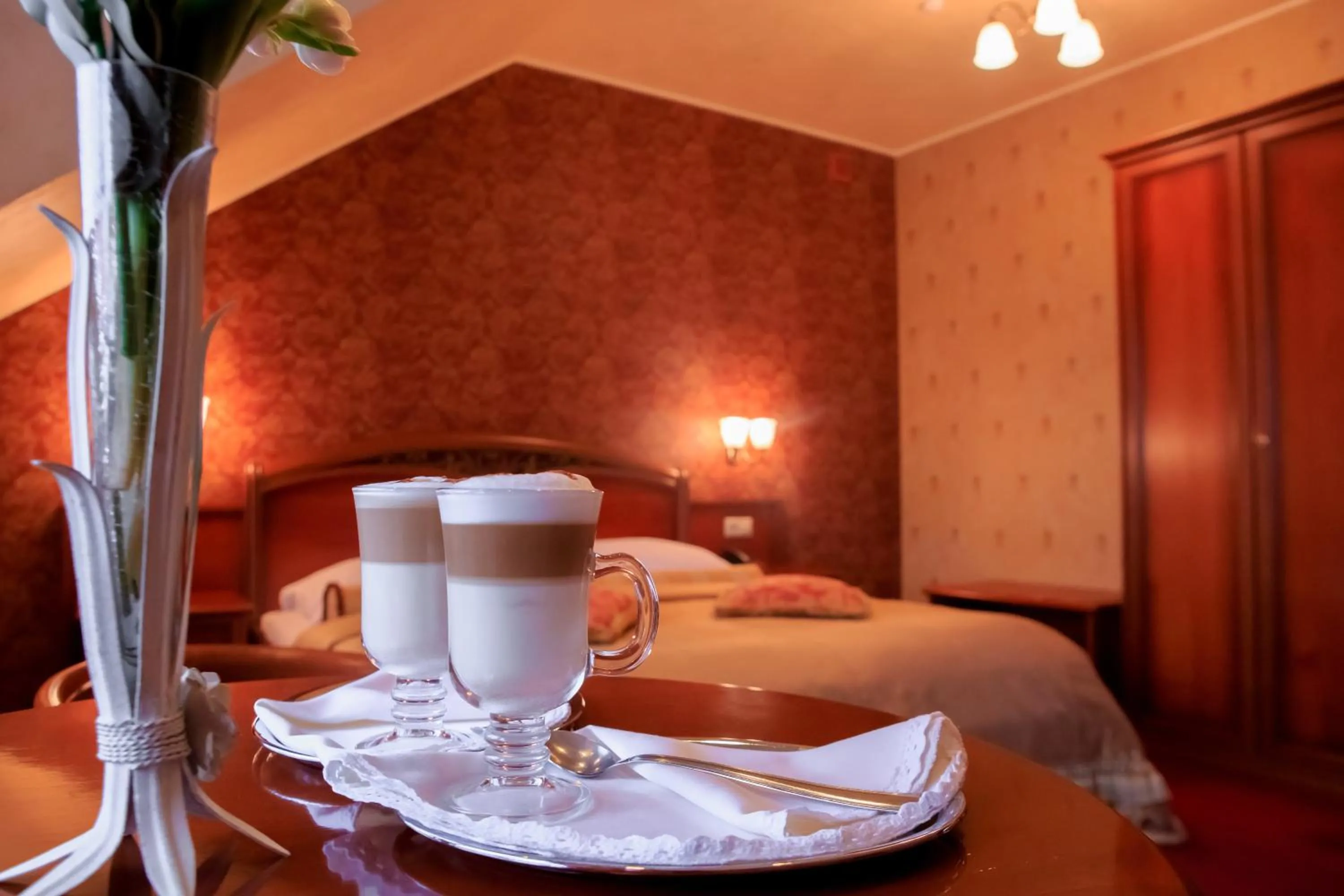 Bed in Hotel Elefant