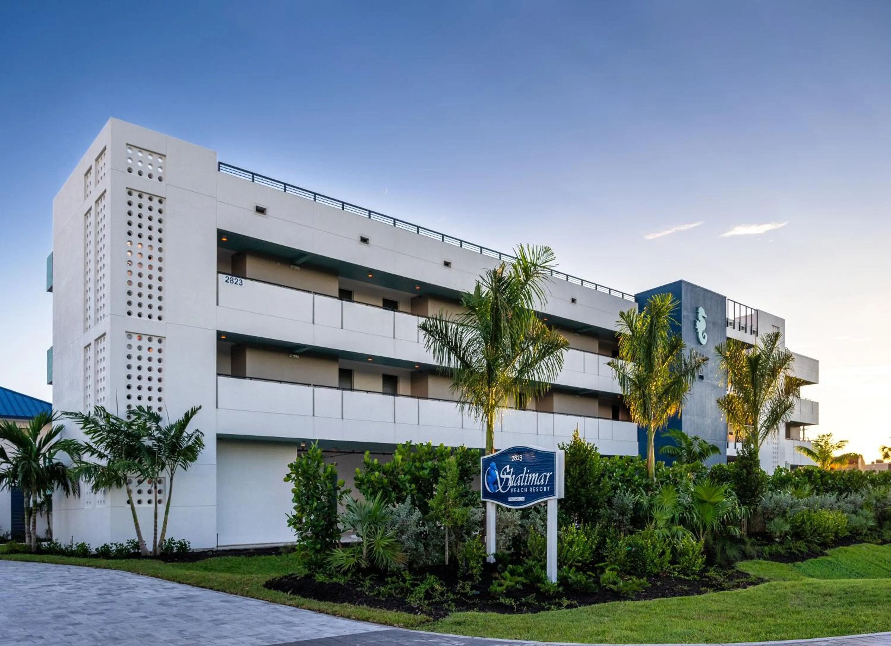 Property building in Shalimar Beach Resort