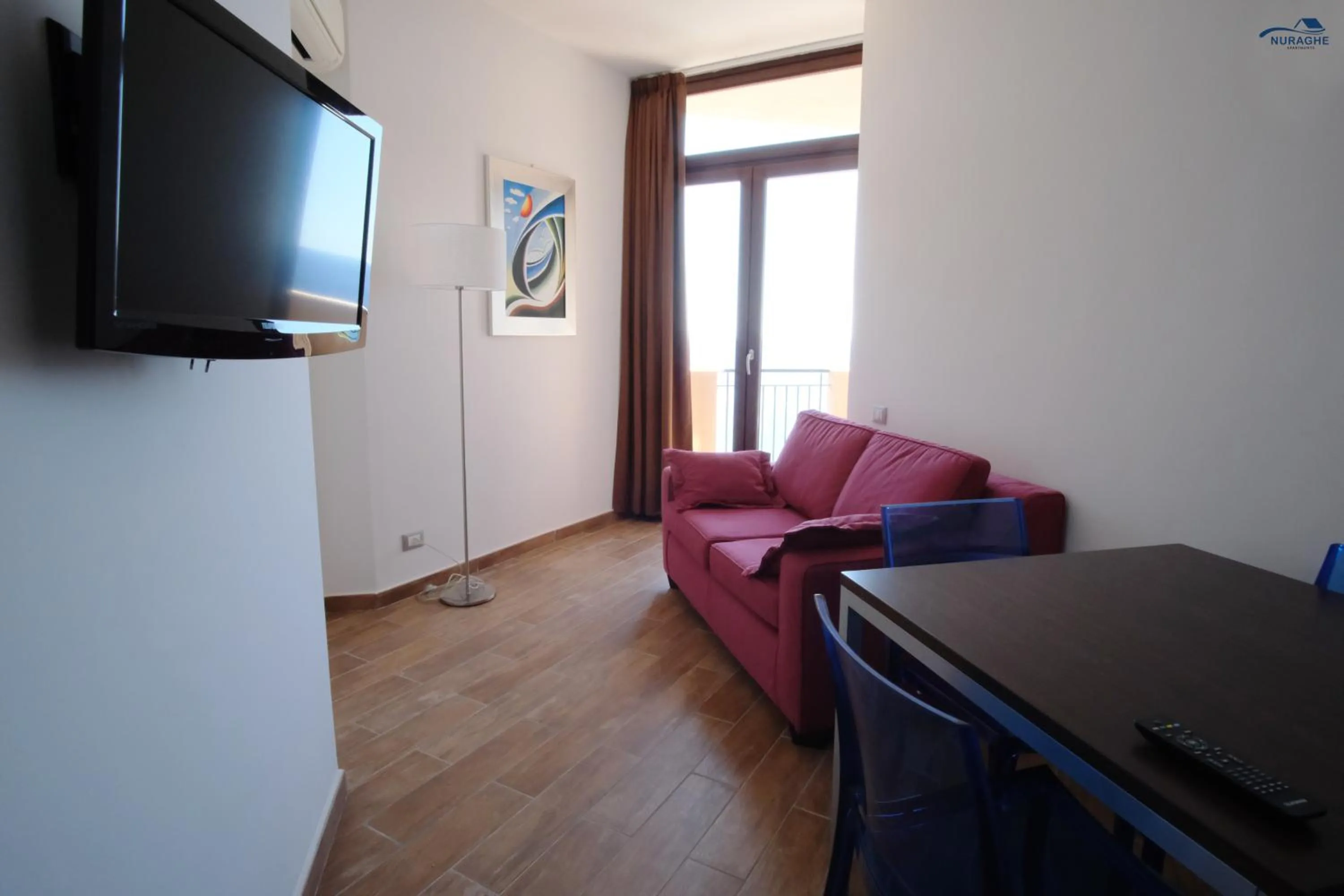 Living room in Nuraghe Apartments